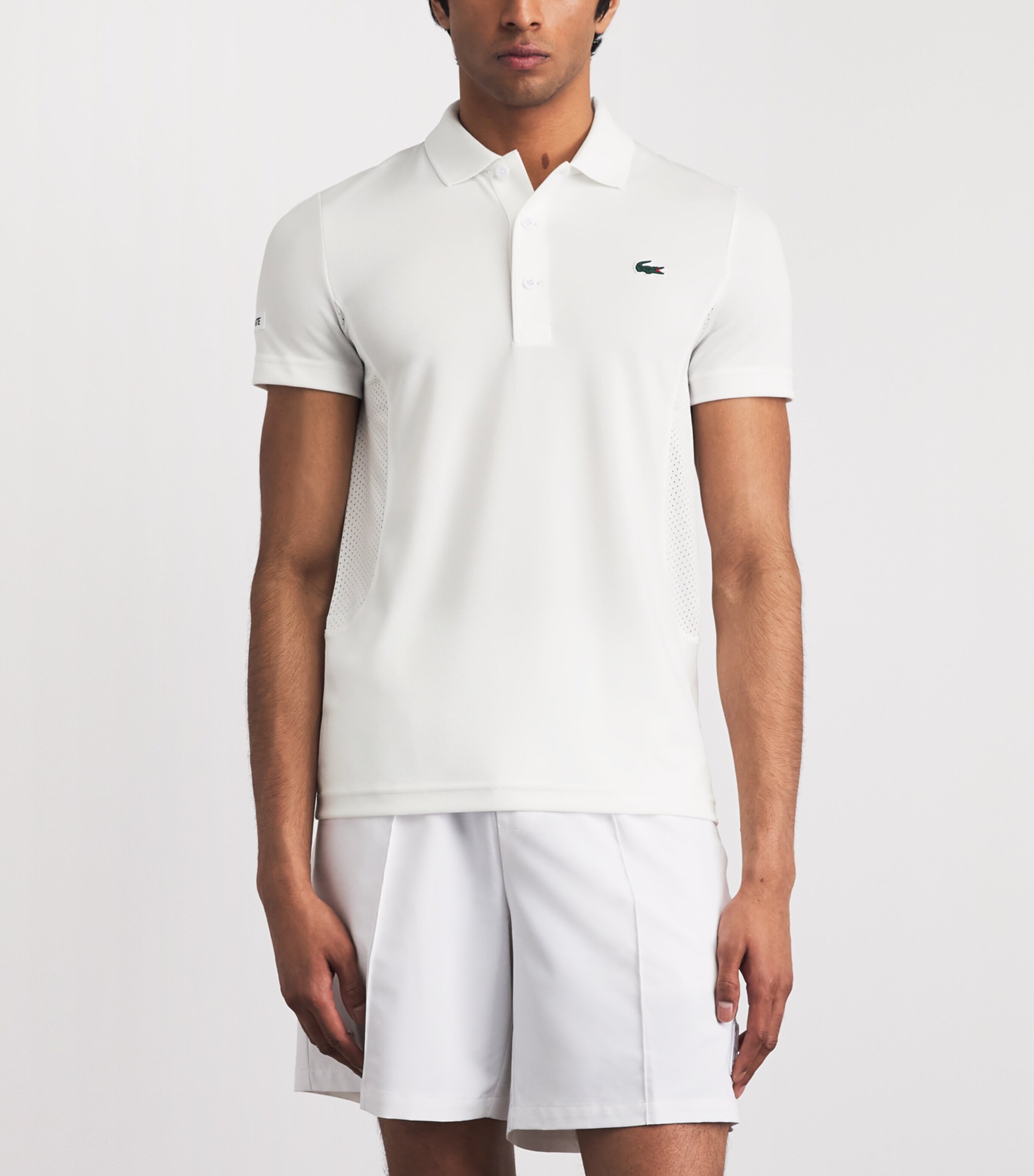 Lacoste Mens Technical Polo Shirt White Image 4