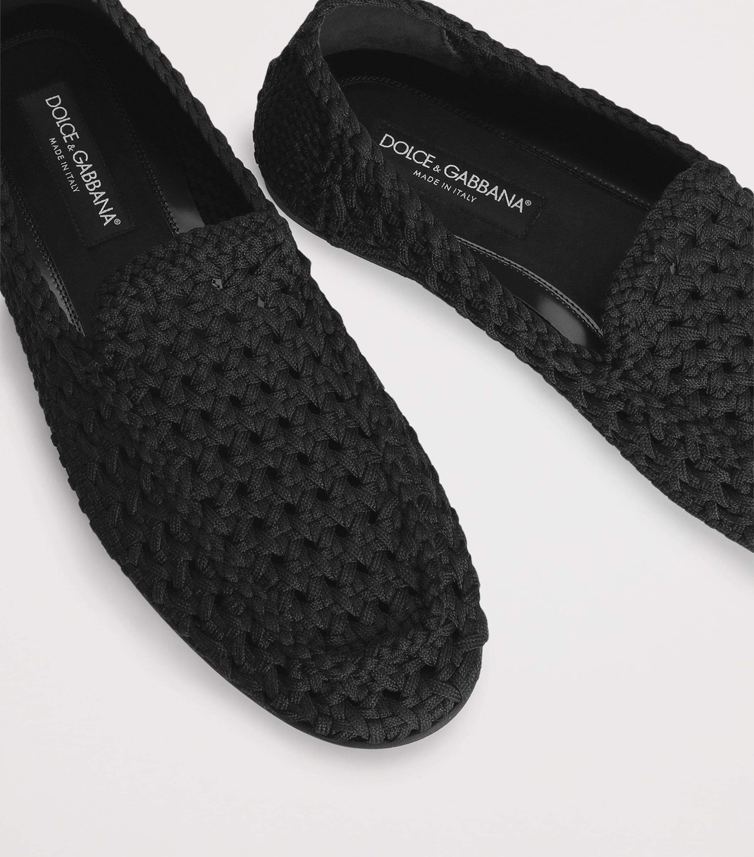 Dolce&Gabbana Mesh Loafers Black Image 4