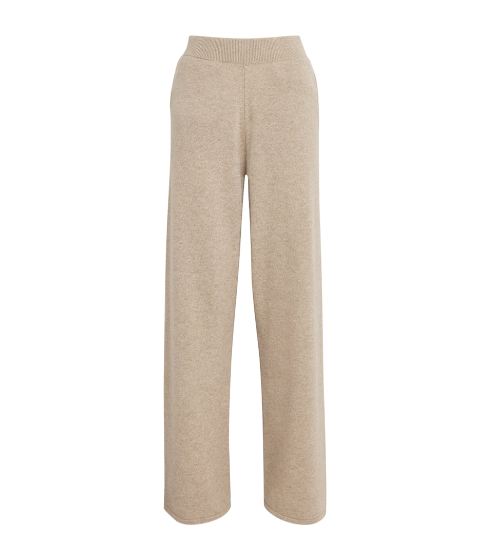 Cashmere Wide-Leg Sweatpants