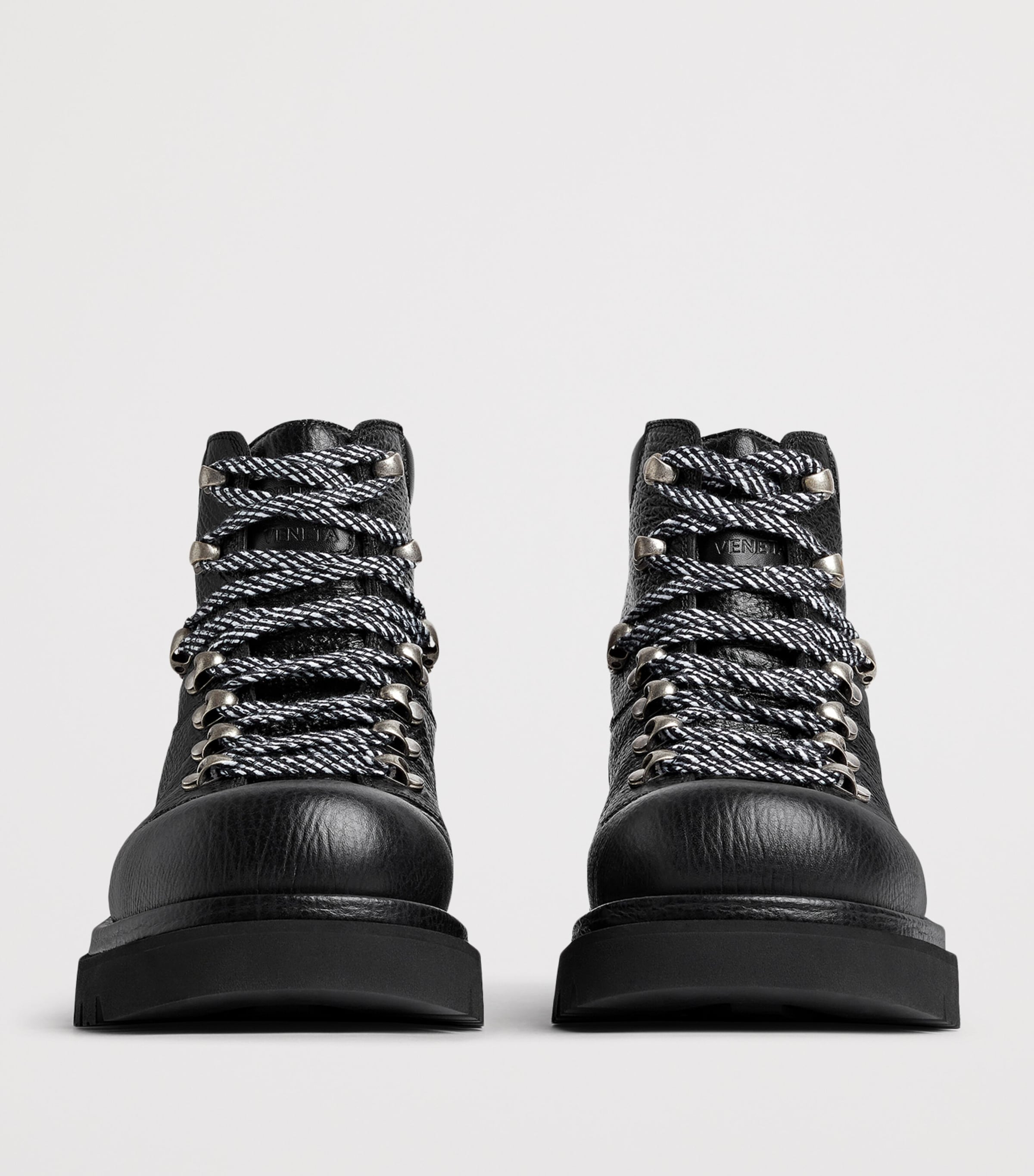 Leather Lace-Up Boots 1000 Image 3