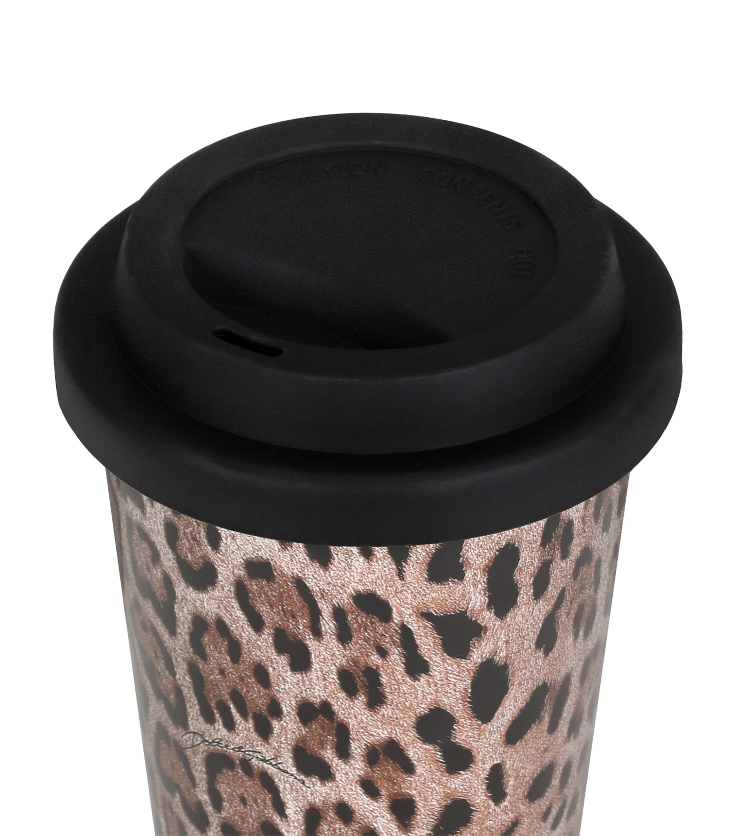 Dolce&Gabbana Casa Ceramic Leopardo Travel Mug Leopardo Image 3