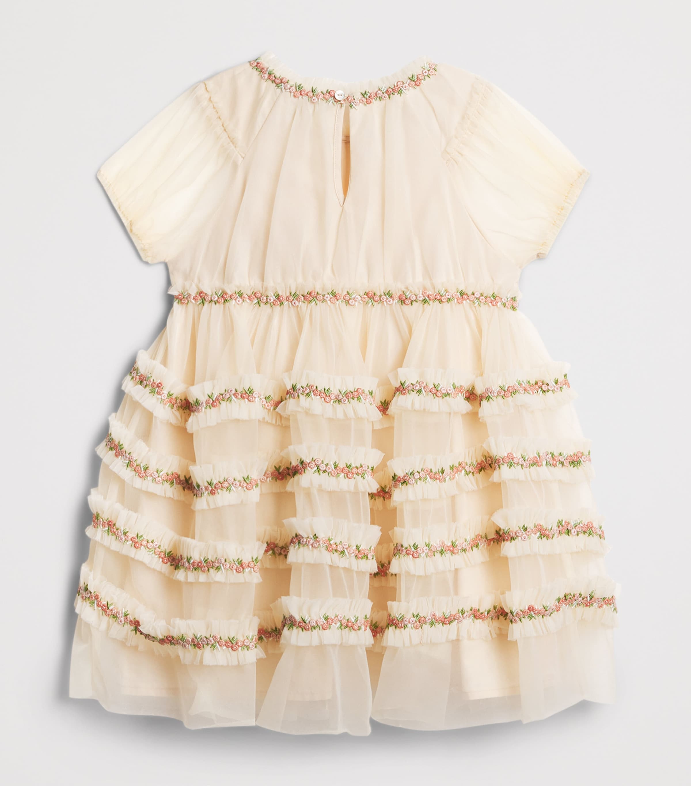 KONGES SLOJD Tulle Joelle Dress (18 Months-10 Years) Buttercream Image 2