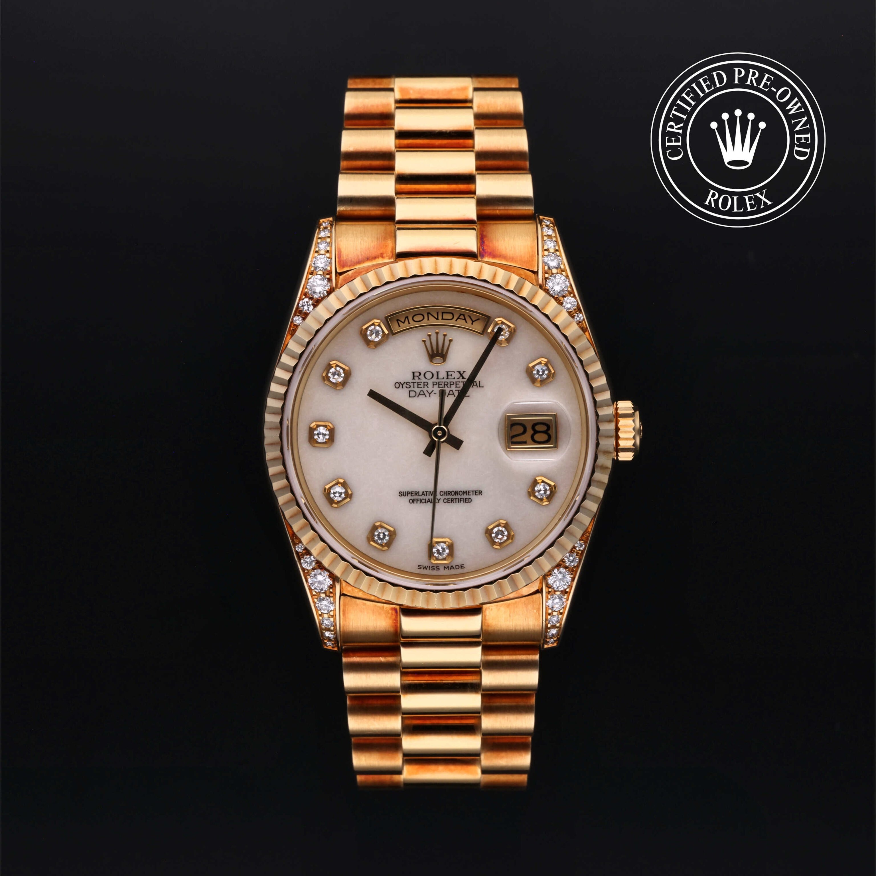 Model image: rolex-certified-pre-owned-Oyster Perpetual Day-Date-36mm-18ct Yellow Gold-1990s-18338