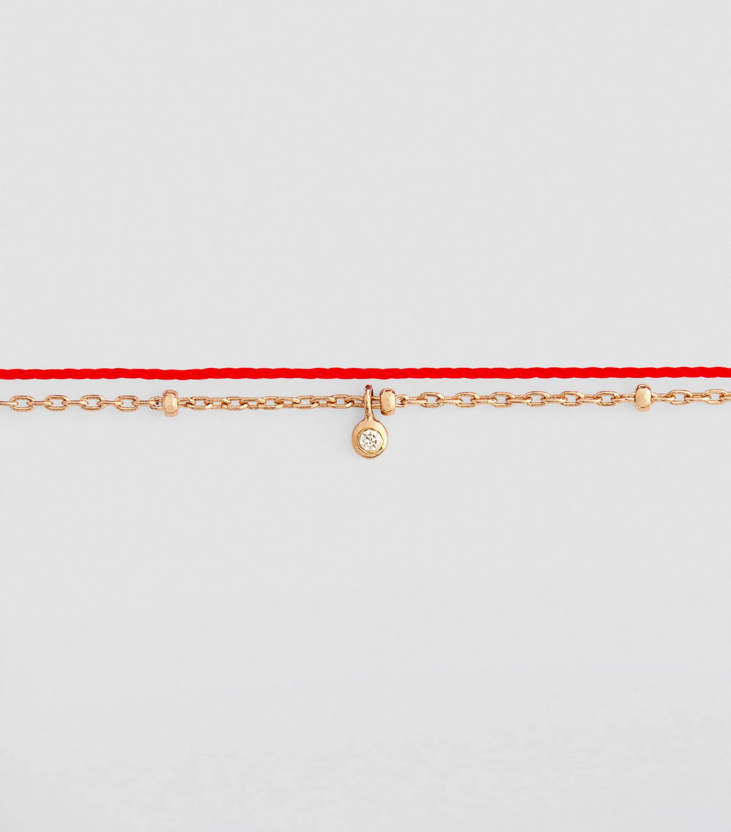 Yellow Gold and Diamond Honorée Bracelet ROUGE Image 2
