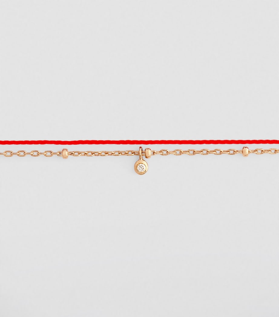 Yellow Gold and Diamond Honorée Bracelet ROUGE Image 2