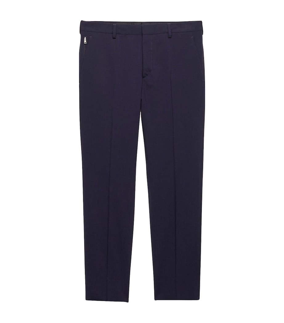 Stretch-Wool Light Trousers F0SVF Image 1