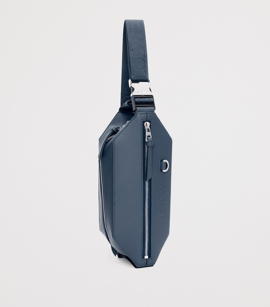 Leather Convertible Belt Bag INDIGO DYE Image 4