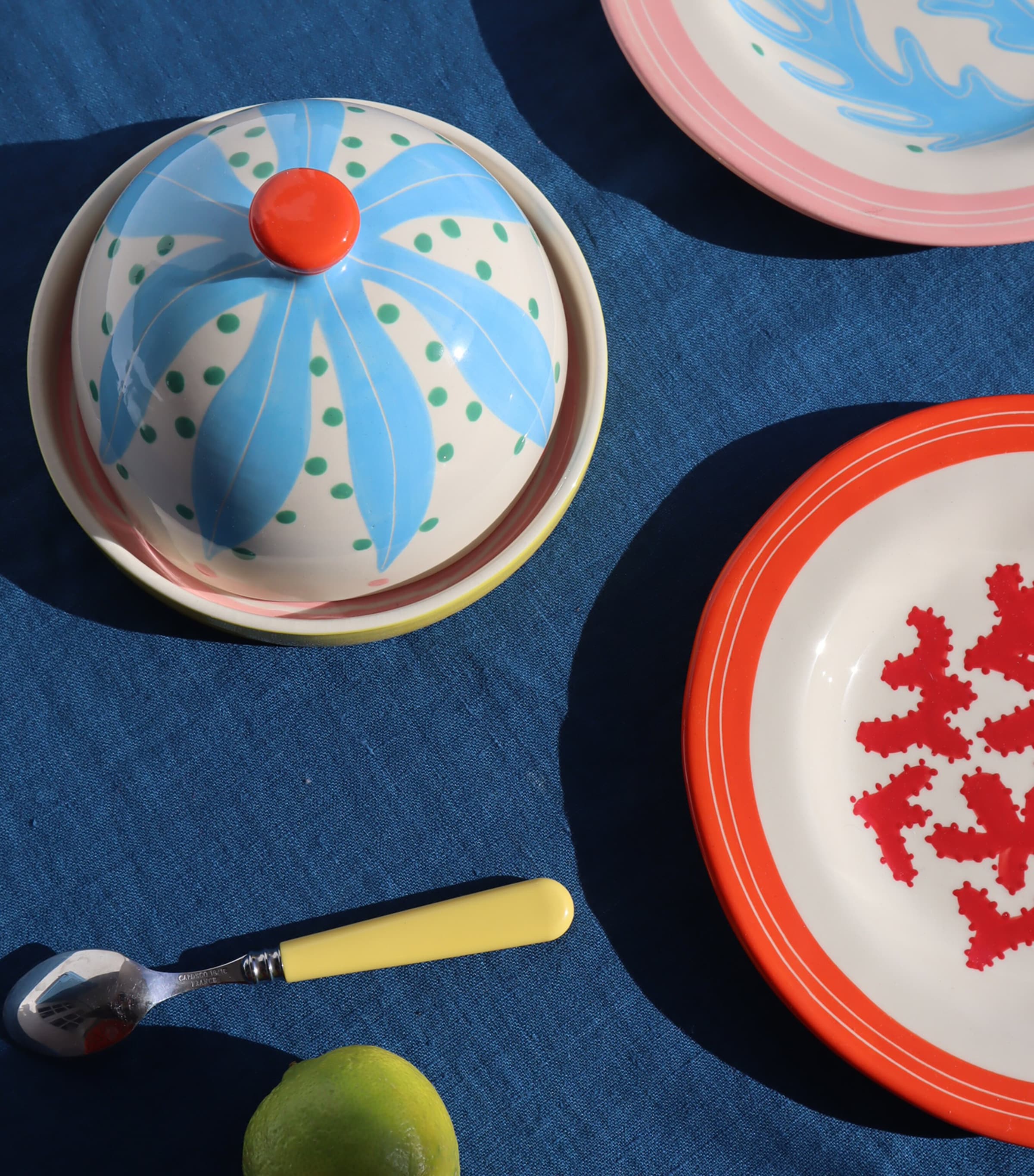 Starfish Butter Dish (16cm) MULTI Image 4