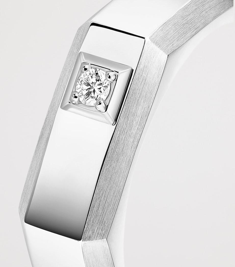 Messika Moderniste White Gold and Diamond Medium Ring White Gold Image 3