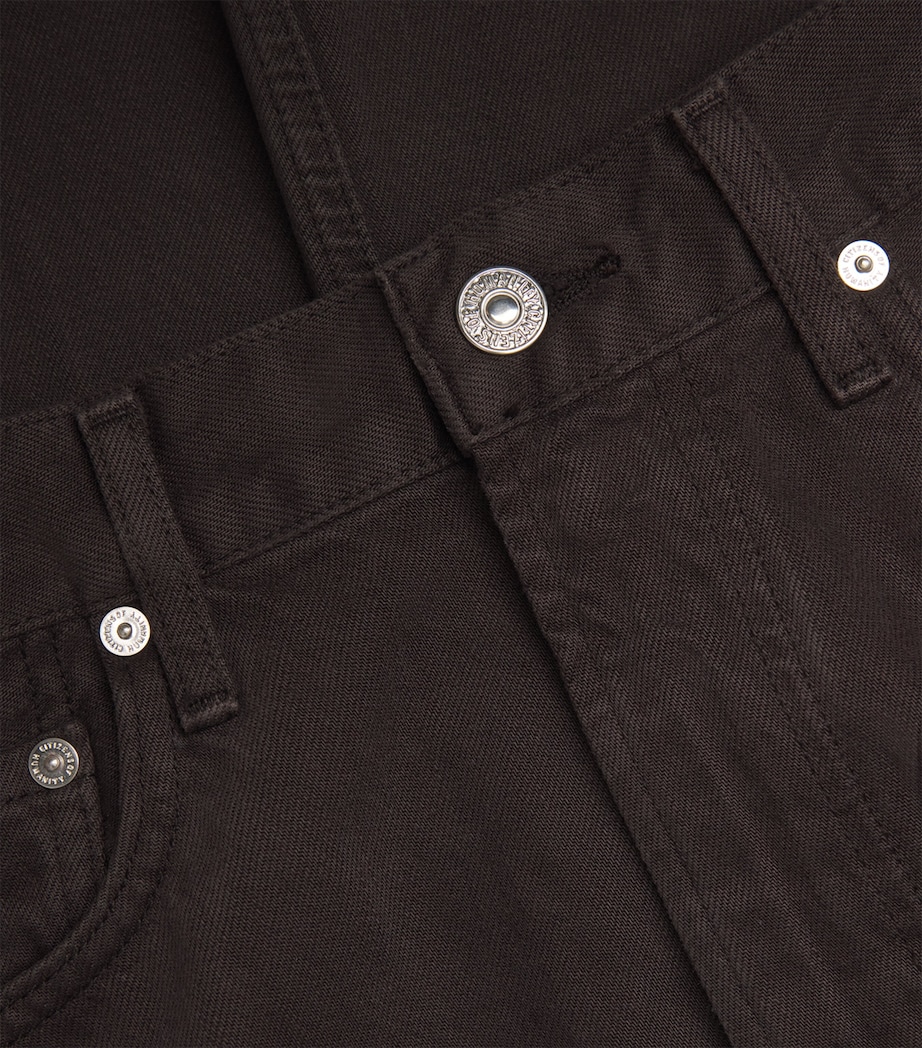 Miro Mid-Rise Relaxed Jeans CAROB (DK BROWN) Image 5