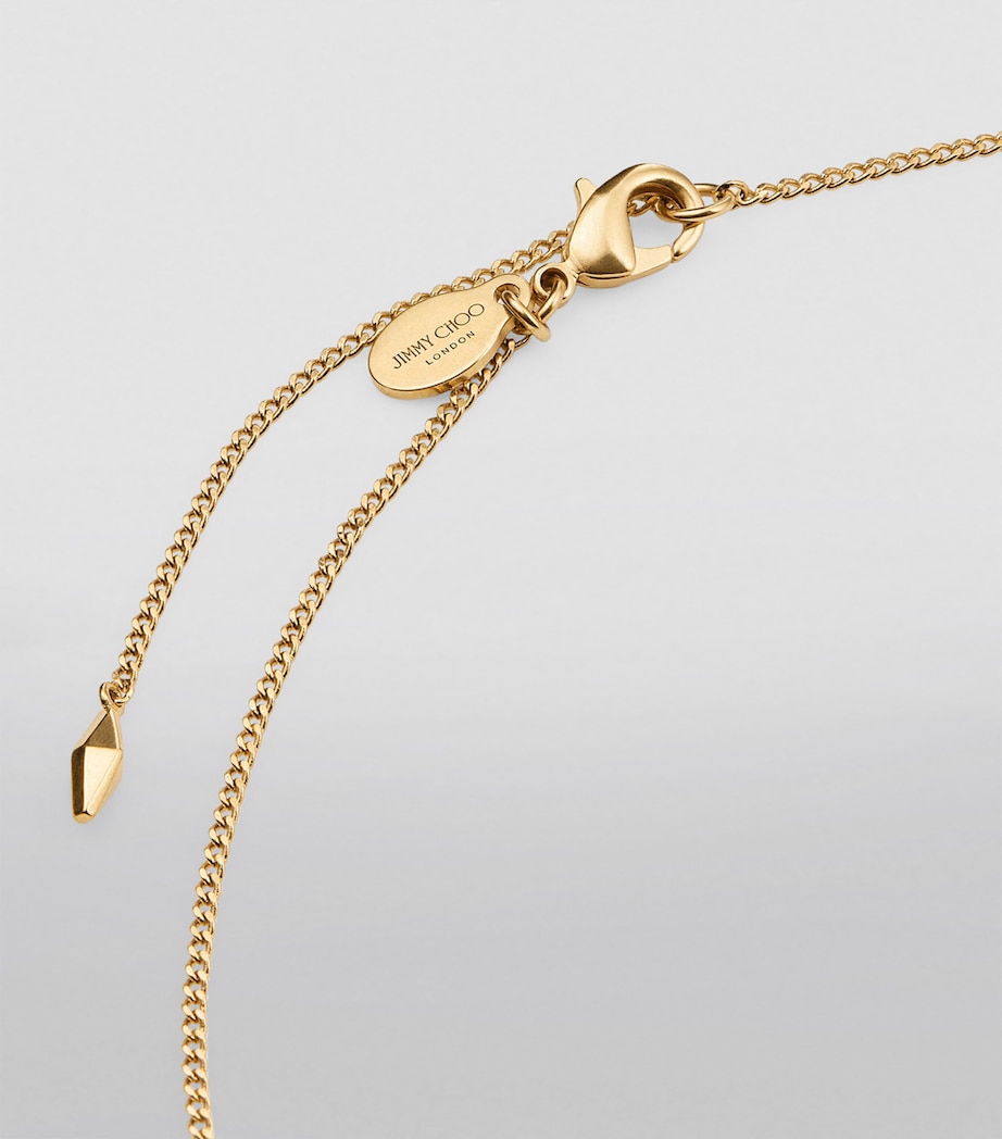Diamond JC Chain Necklace GOLD Image 3