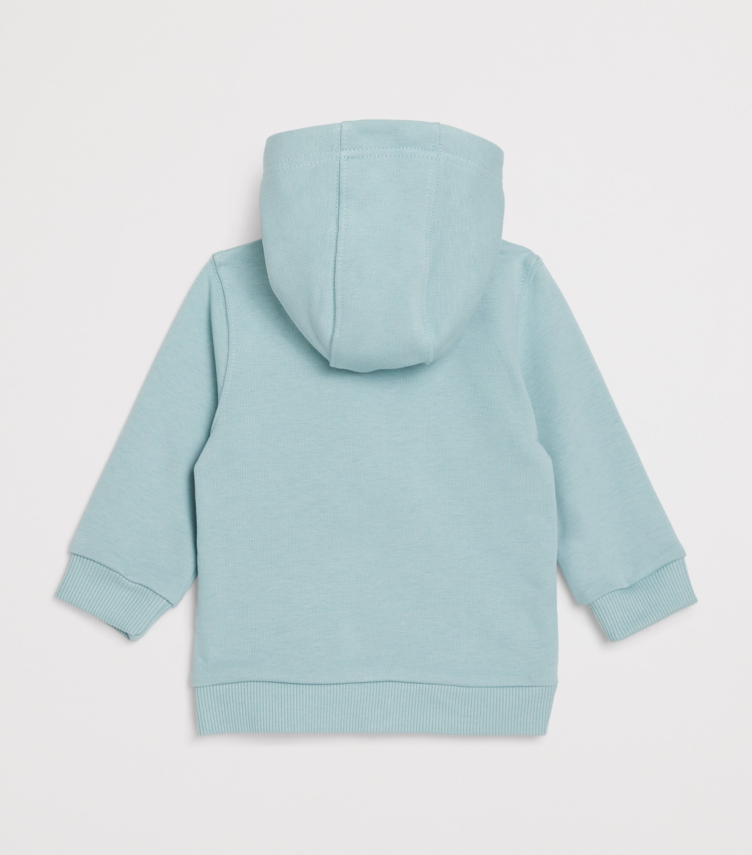 Givenchy Kids Cotton-Blend Multi-Tone Logo Hoodie (6-36 Months) Medium Grey Image 2