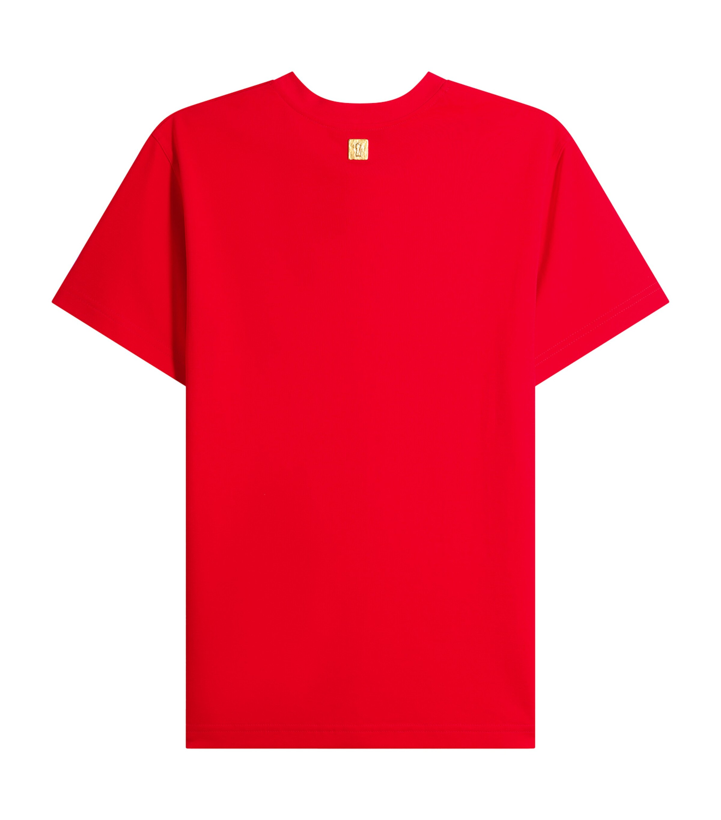 Schiaparelli Womens Cotton Pierced T-Shirt Red Image 4