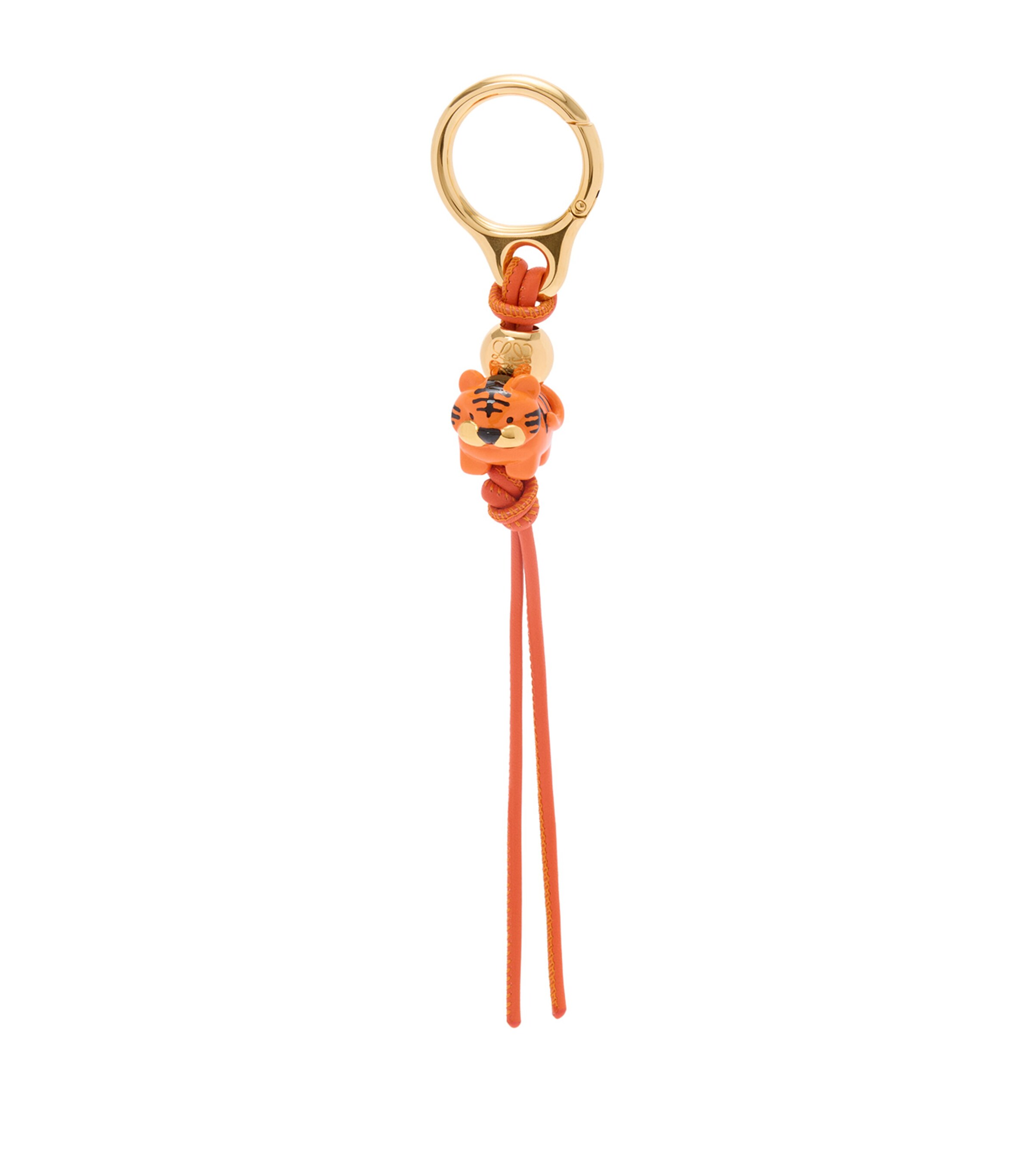 LOEWE x Paula's Ibiza Leather-Trim Tiger Charm | Harrods US