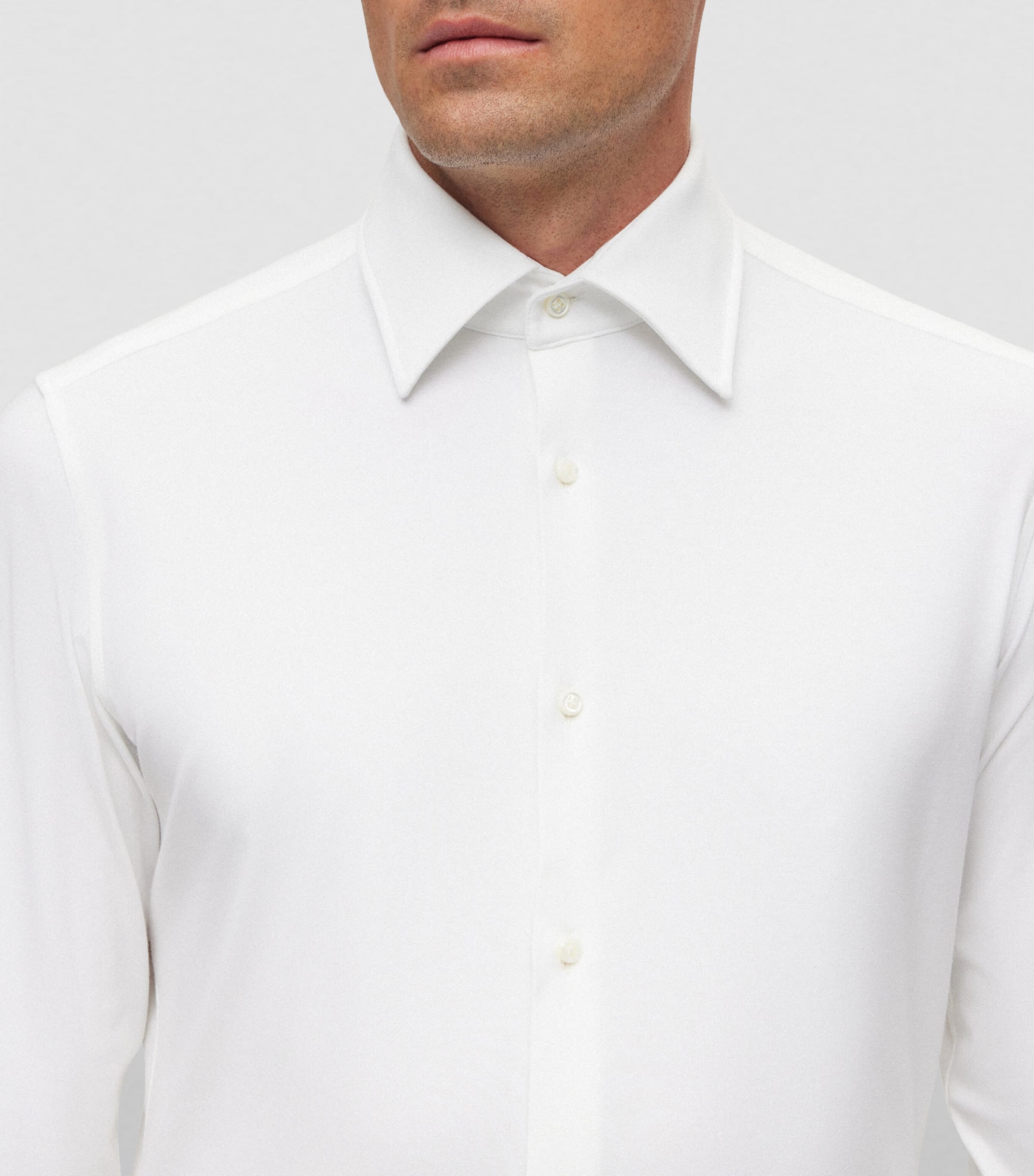 Stretch-Cotton Slim Shirt 100 Image 5