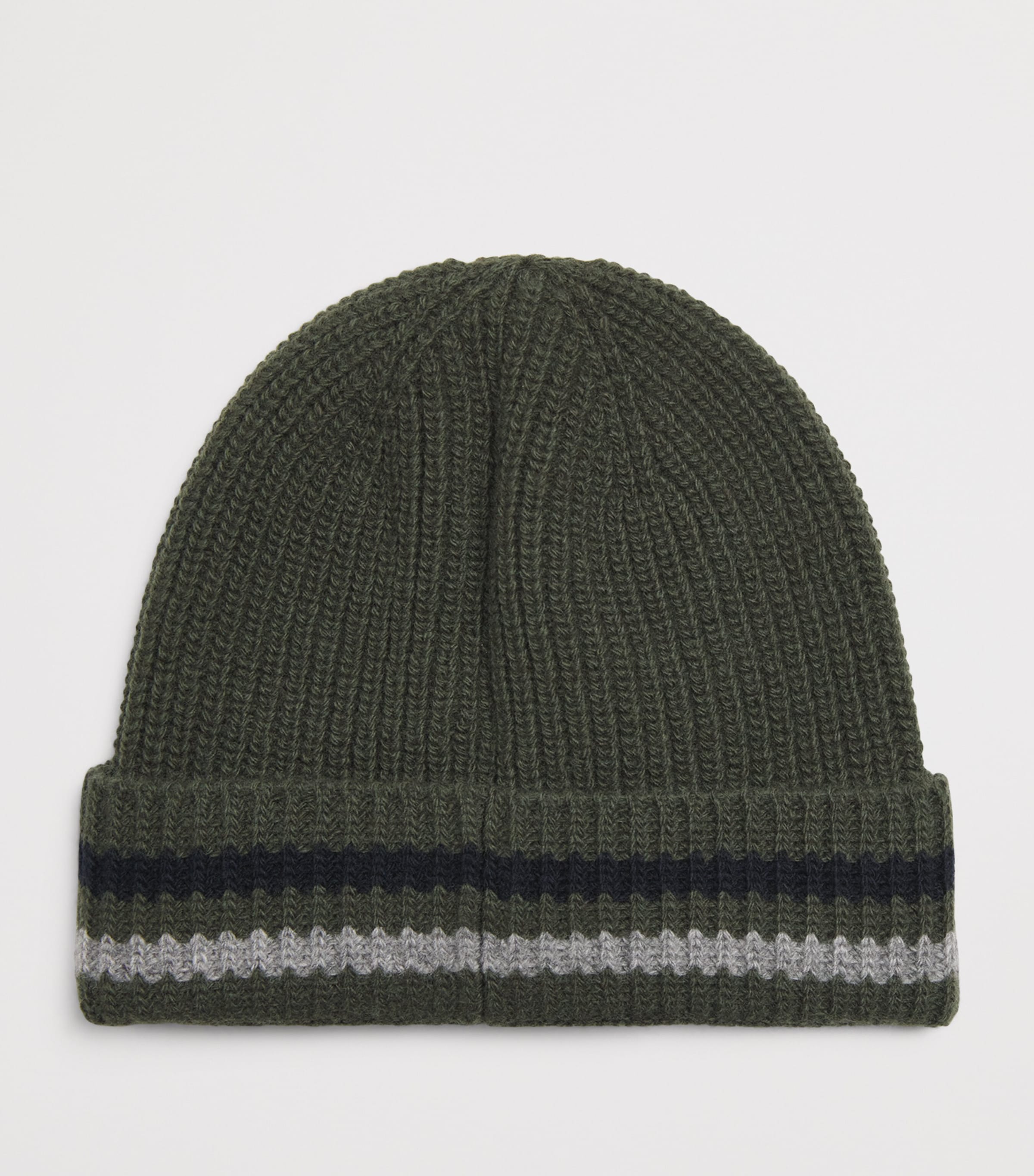 Virgin Wool Logo Patch Beanie 842 Image 2