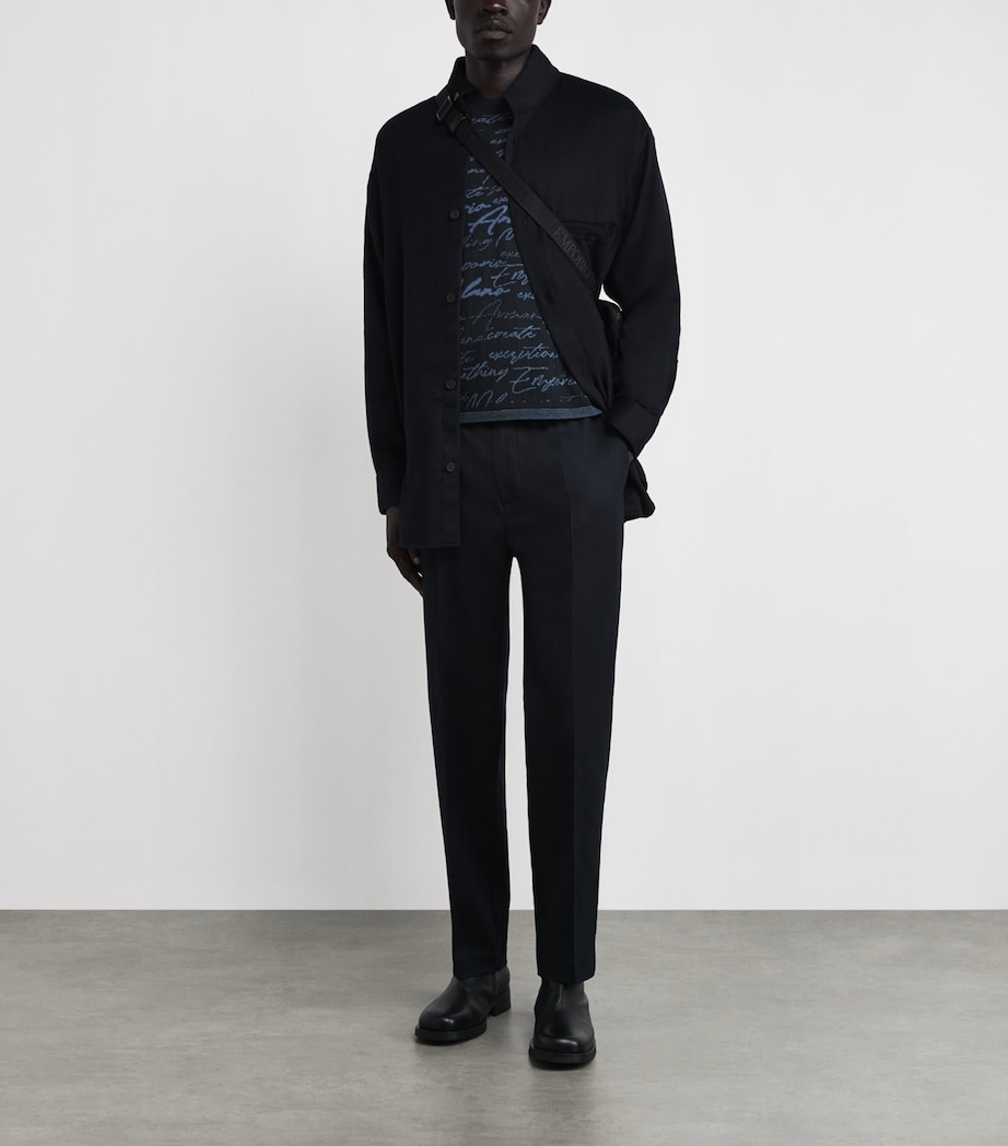 Virgin Wool Signature Logo Sweater FB076 Image 2