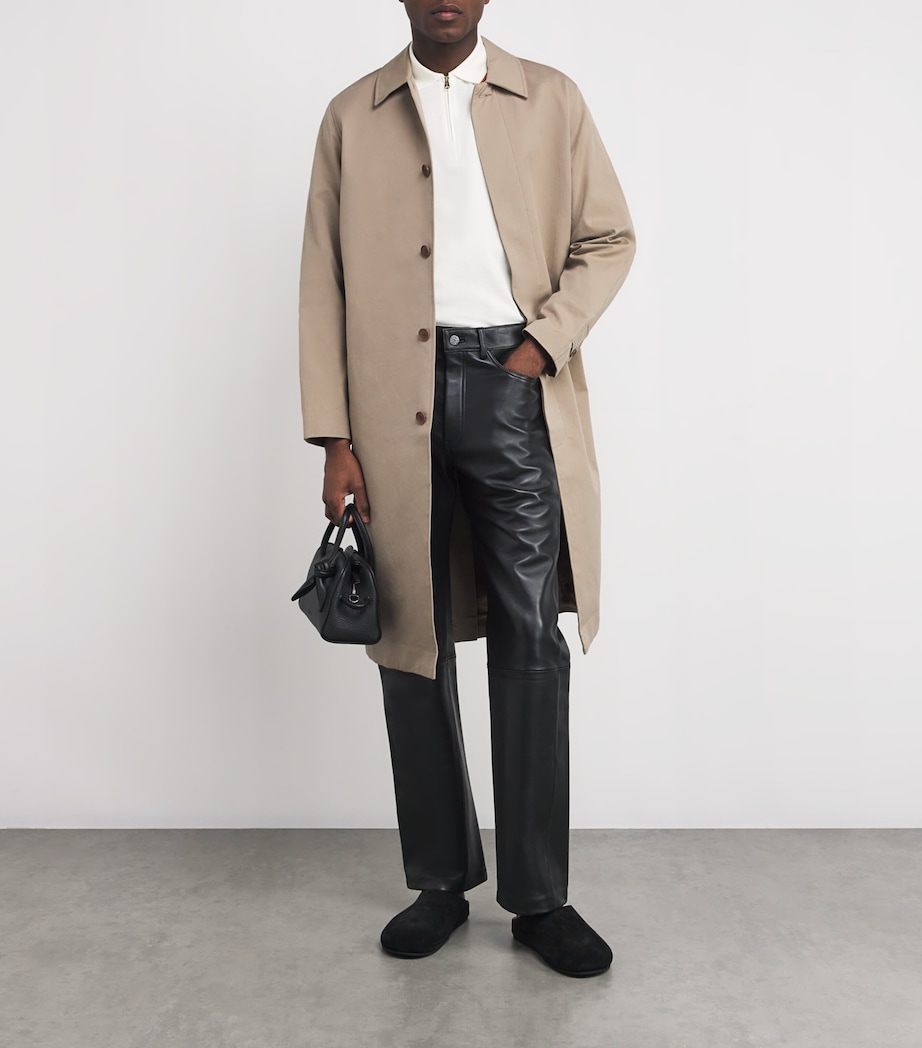 Cotton Signature Stripe Polo Shirt 01_WHITE Image 2