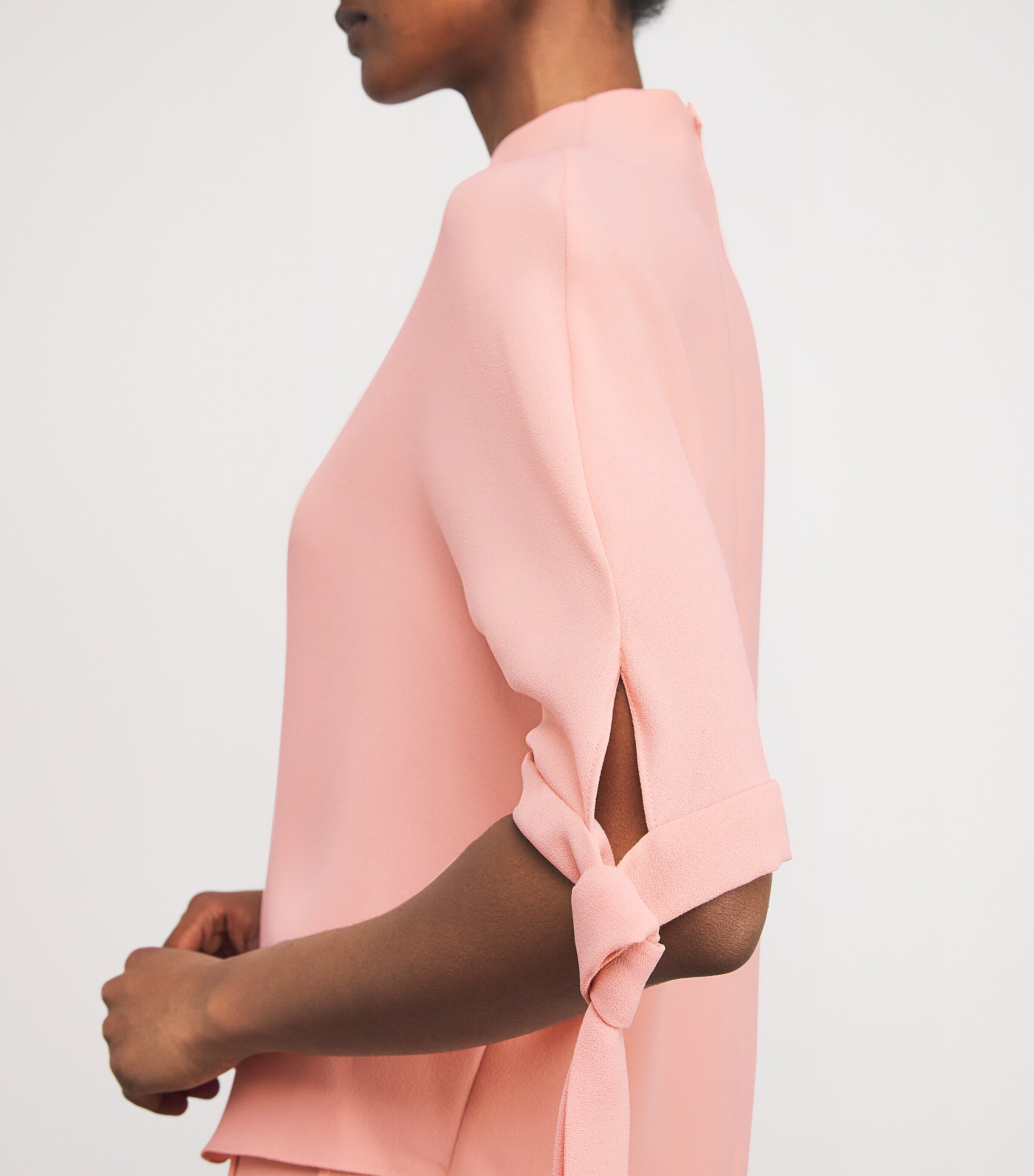 Edeline Lee Womens Tie-Detail Padernal Top Pal Image 6