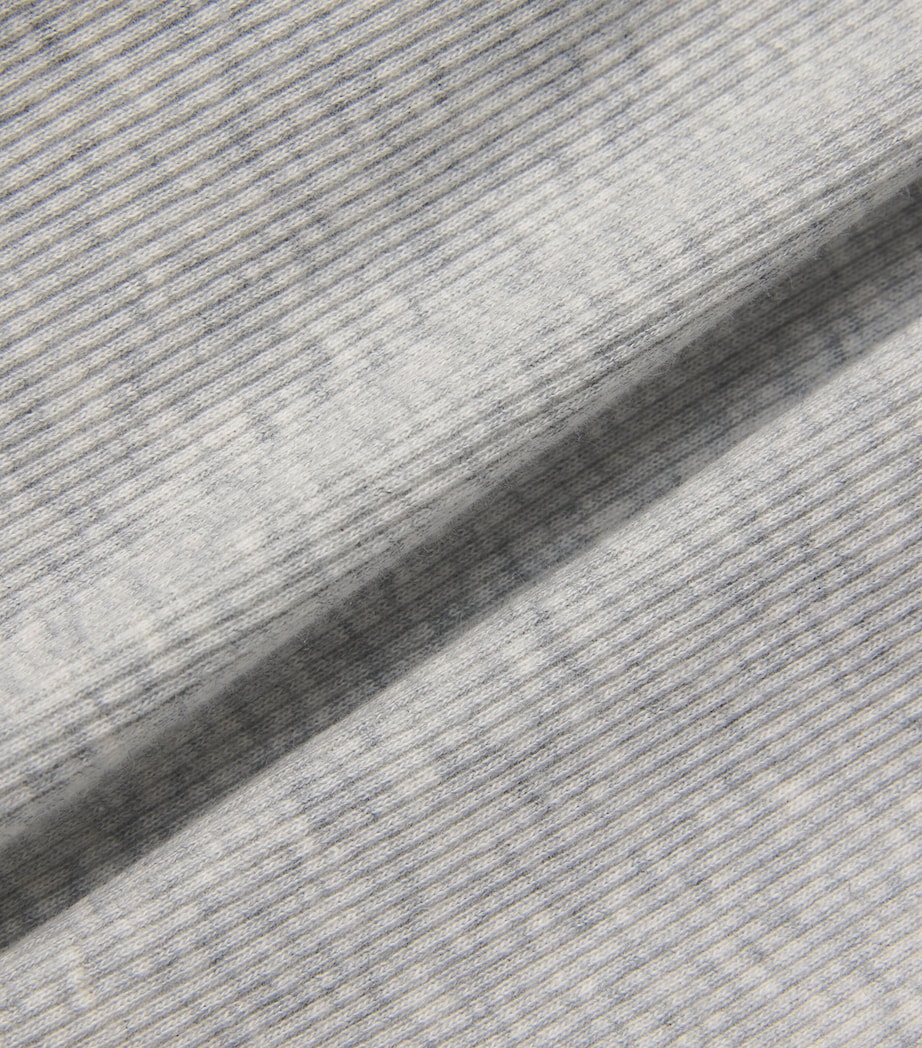 Stretch-Cotton Ribbed Trousers LIGHT HEATHER GREY Image 5