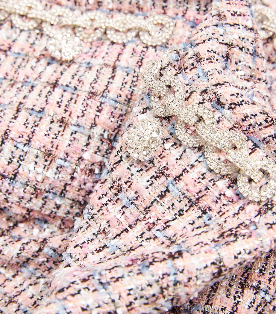 Bouclé Mini Dress PINK Image 5