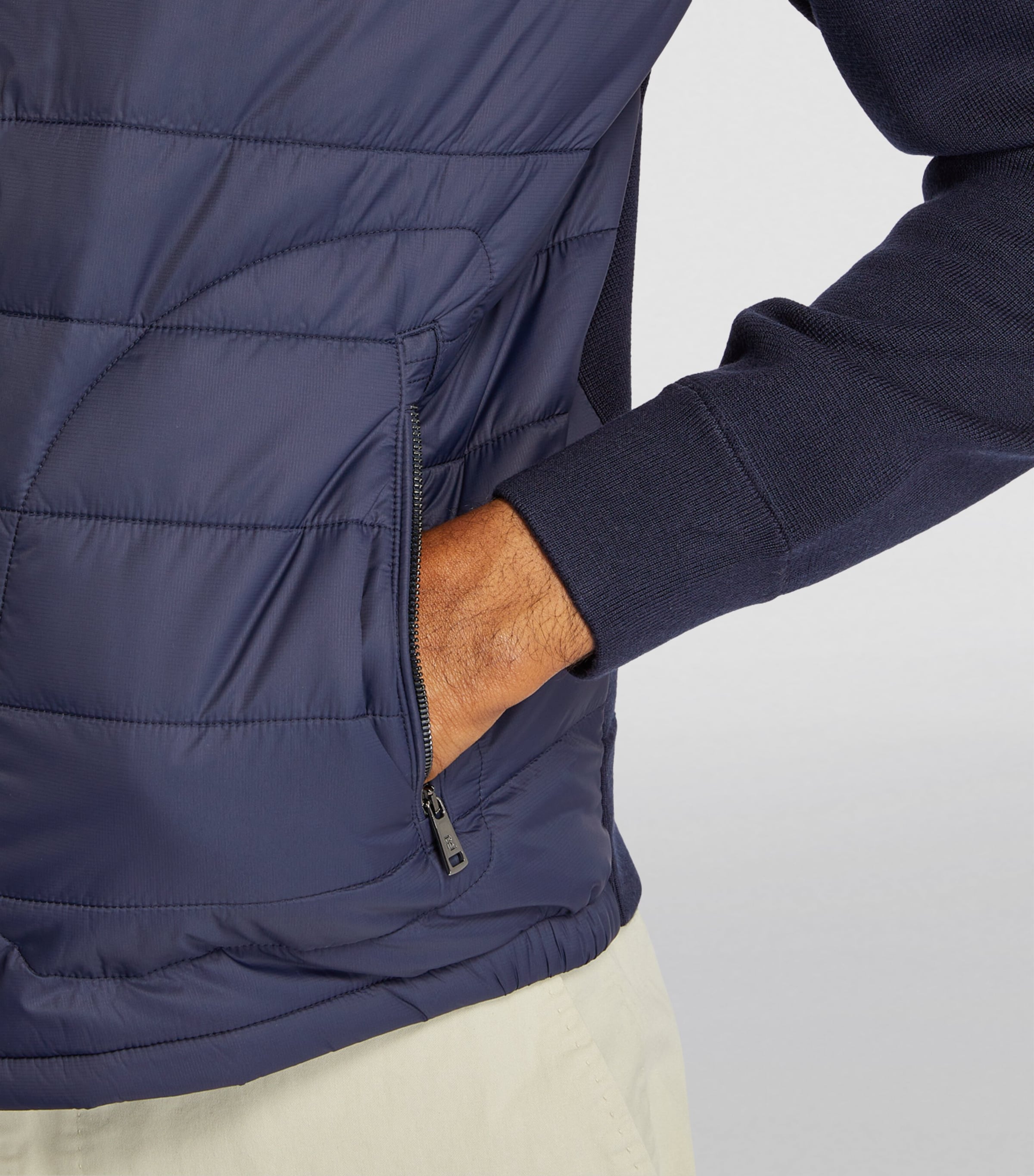 Quilted Knit Jacket 410 CHAIRMAN NAVY Image 6