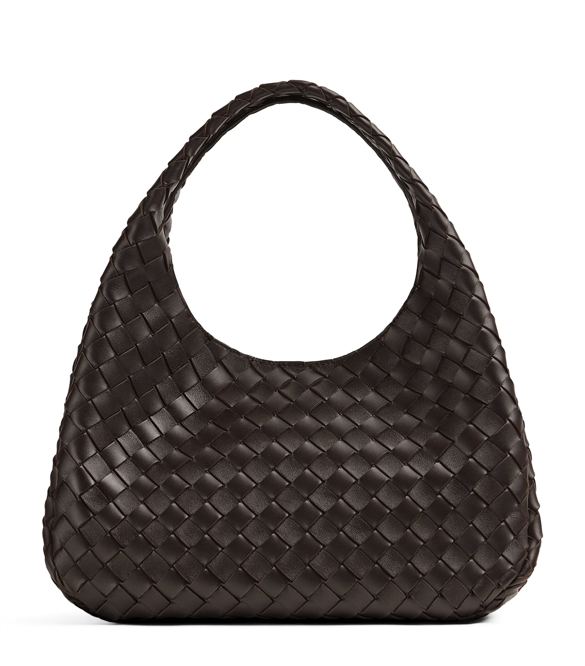 Medium Leather Intrecciato Campana Shoulder Bag 2190 Image 1