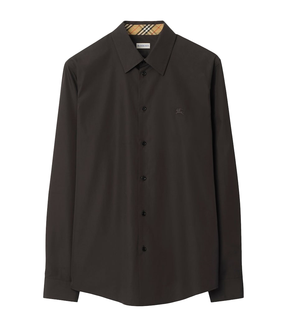 Cotton Poplin Shirt BARK Image 1
