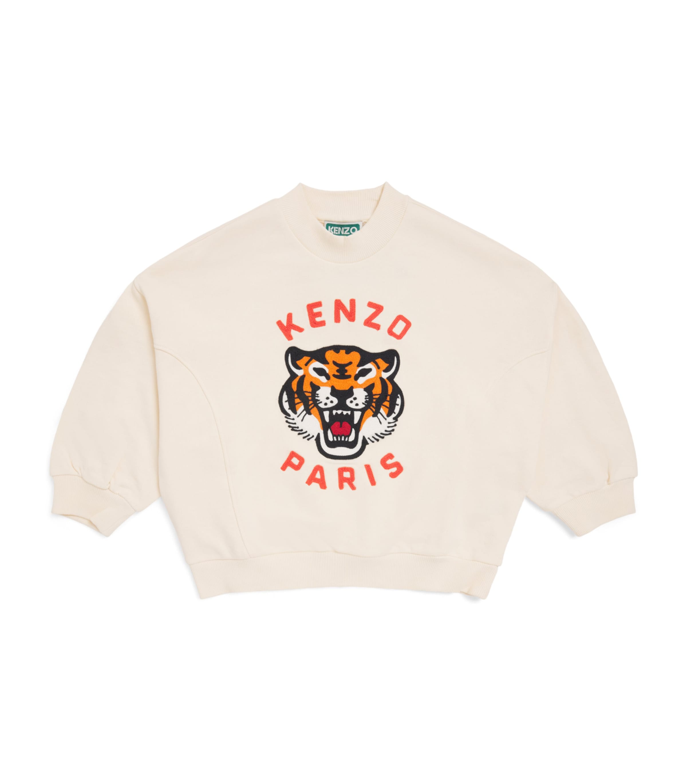 Kenzo Kids Cotton Tiger Oversized Sweatshirt (2-14 Years) Image 1