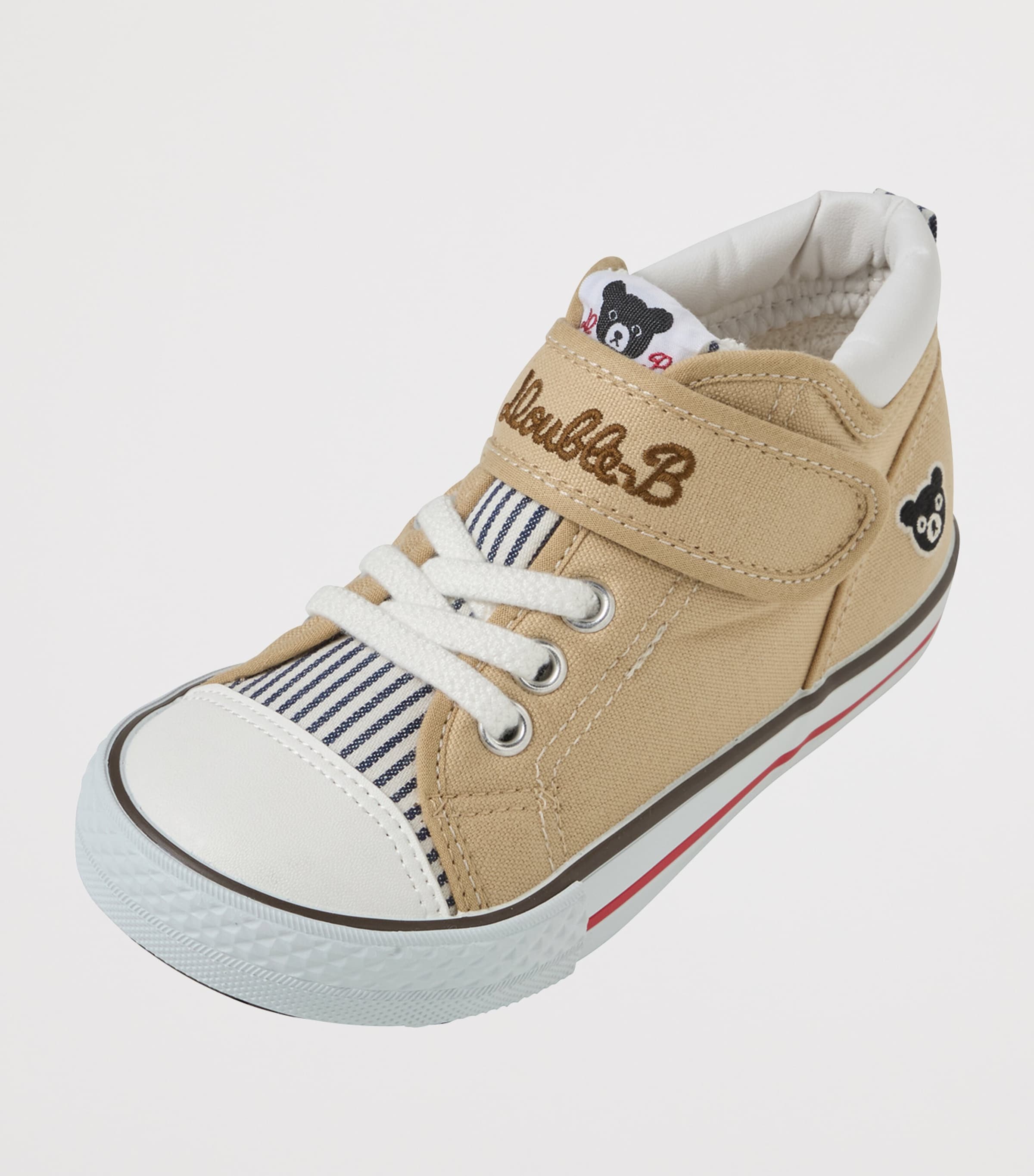 Miki House Cotton Canvas Velcro Sneakers Image 5