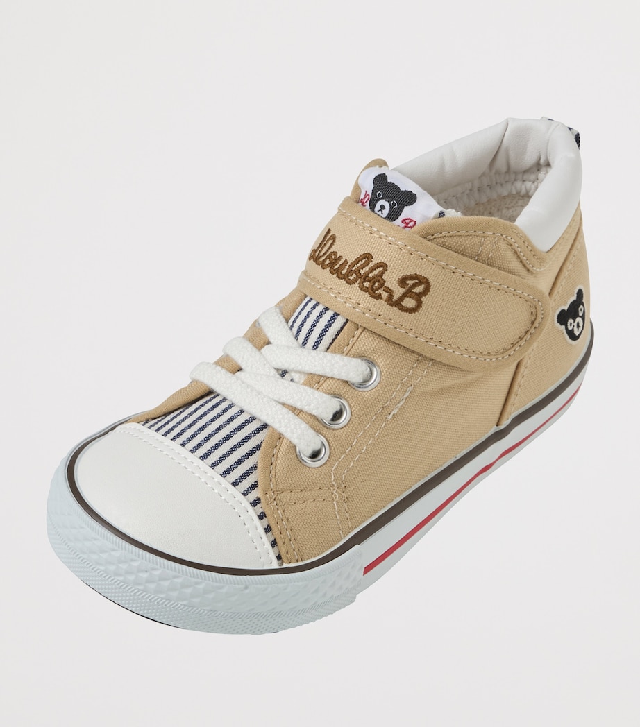 Miki House Cotton Canvas Velcro Sneakers Image 5