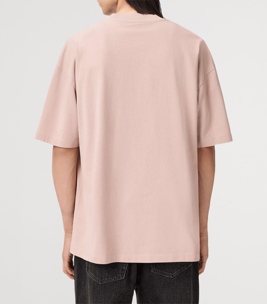 Organic Cotton Underground Print T-Shirt SOFT PINK Image 4