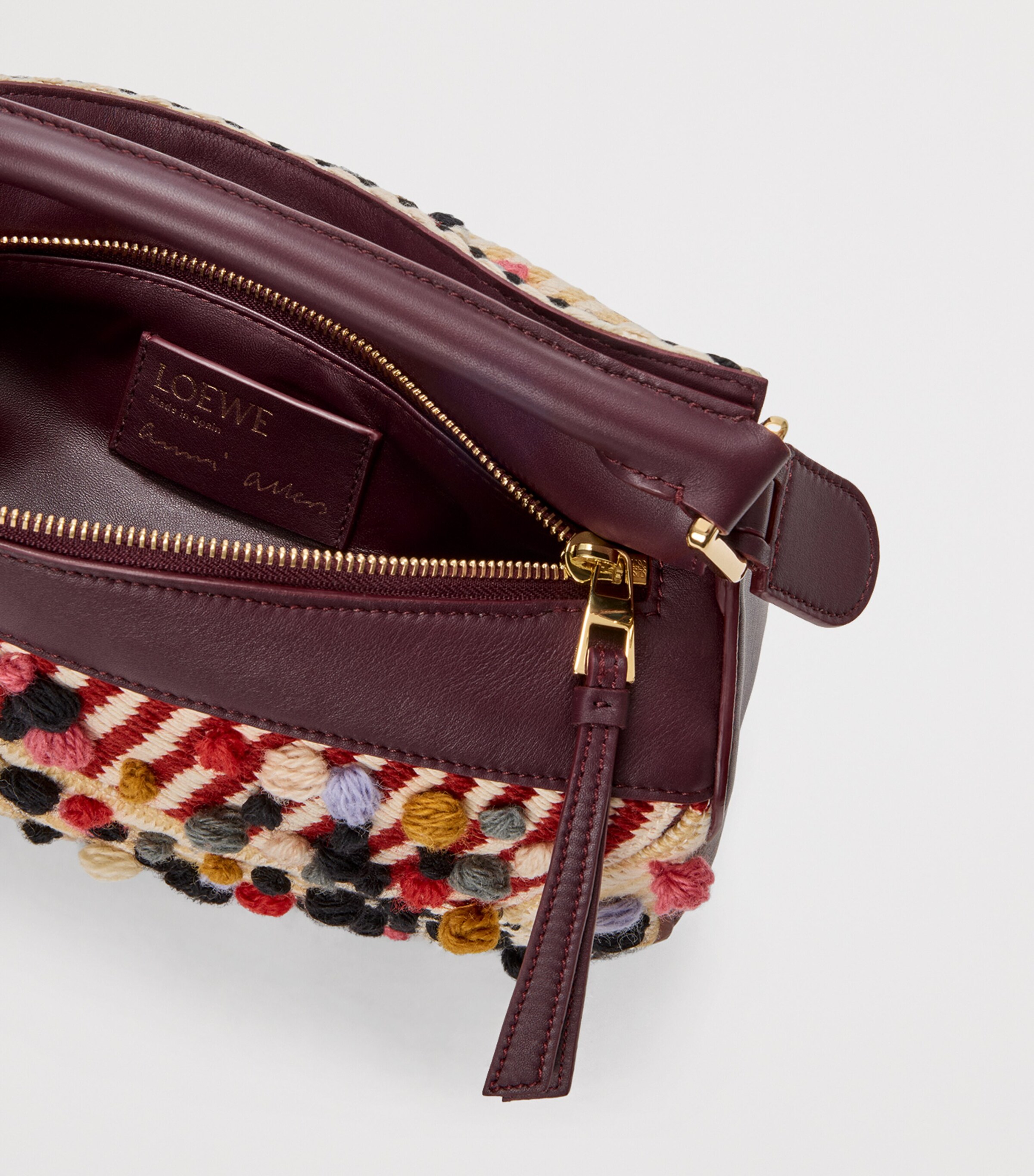 LOEWE x Albers Puzzle Top-Handle Bag Natural/multicolor Image 6