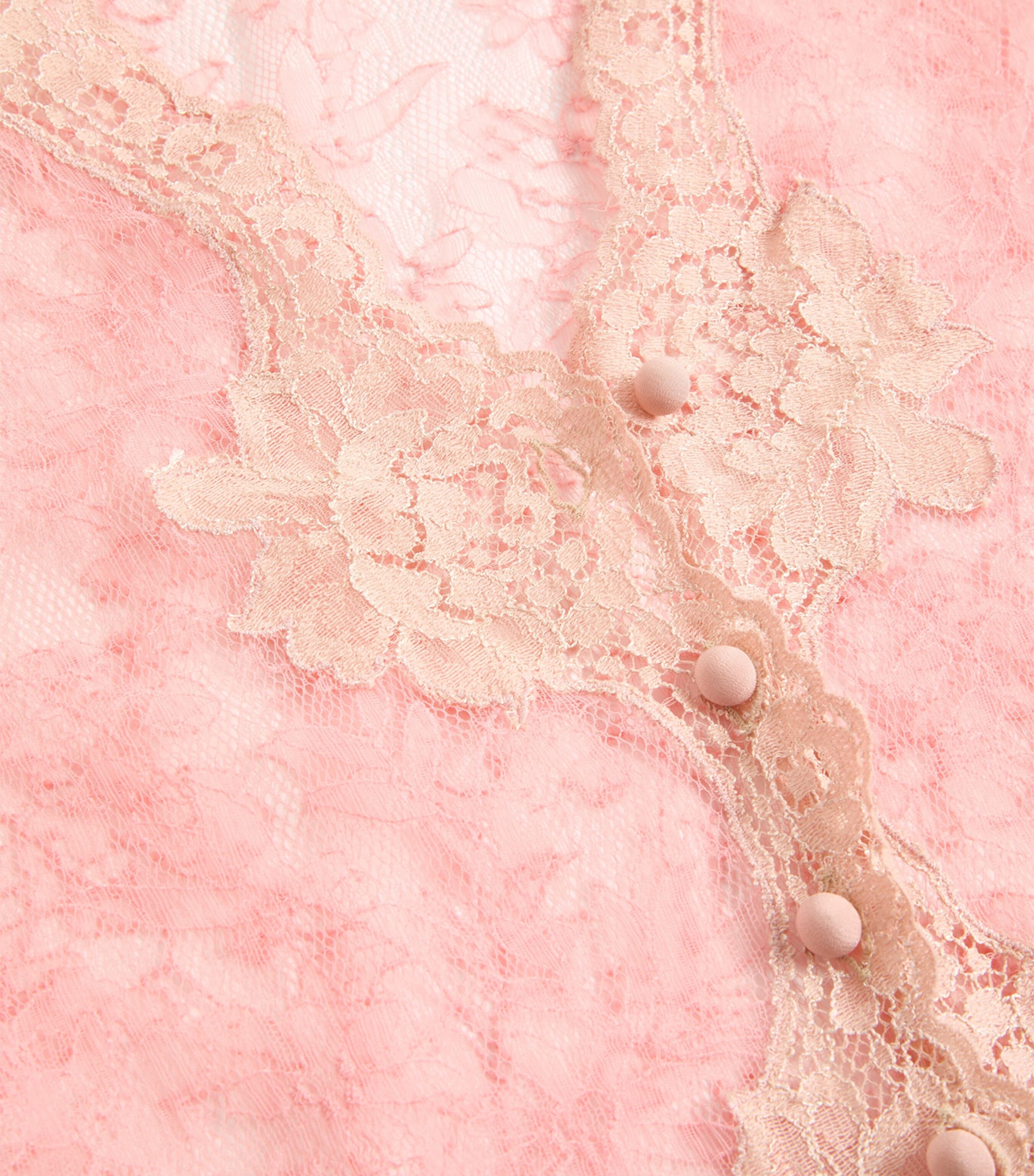 Valentino Womens Lace V-Neck Cardigan Image 8