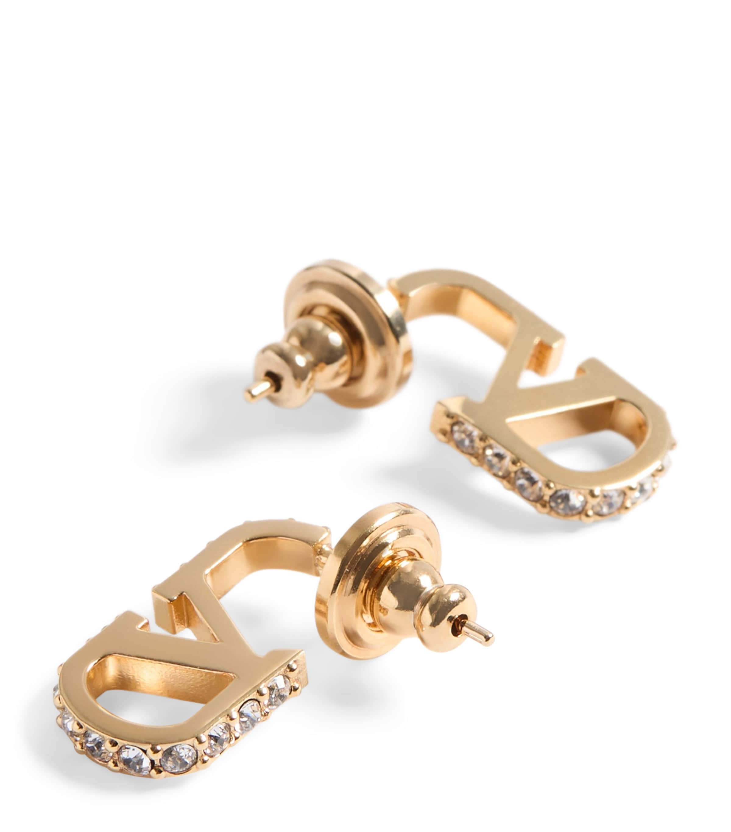 Valentino Garavani Small VLogo Signature Hoop Earrings Image 1