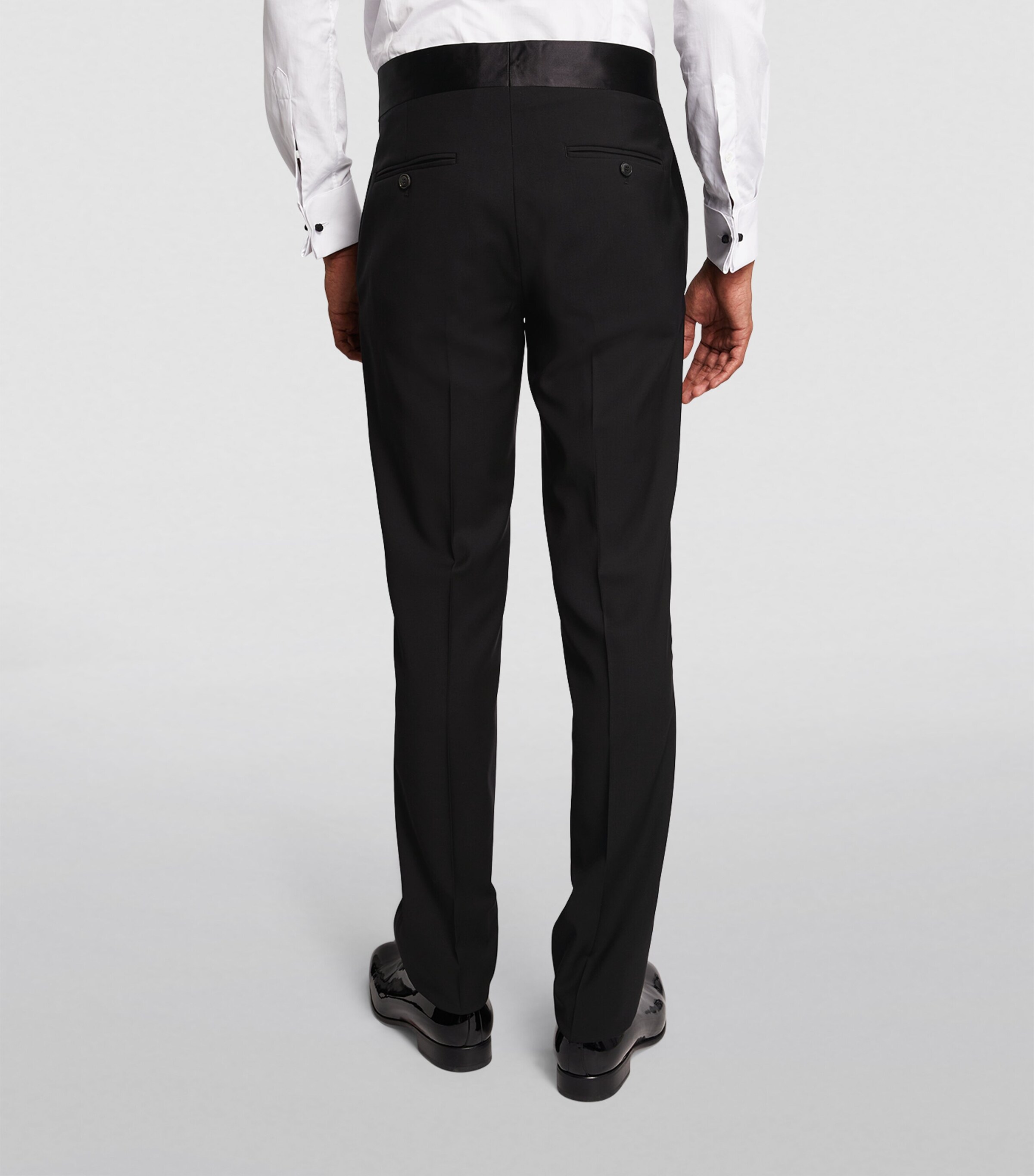 Virgin Wool-Silk 2-Piece Soho Tuxedo UC99 Image 7