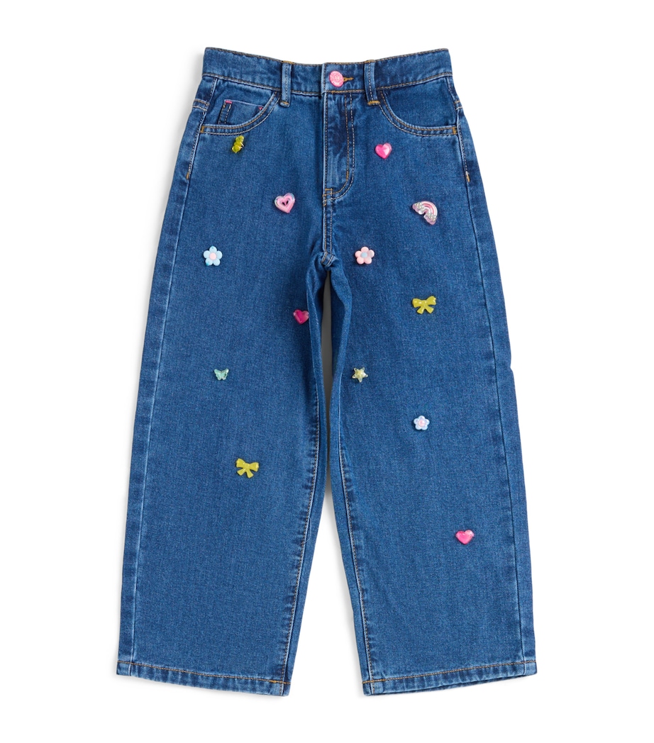 Billieblush Embellished Jeans (3-12 Years) Stone Image 1