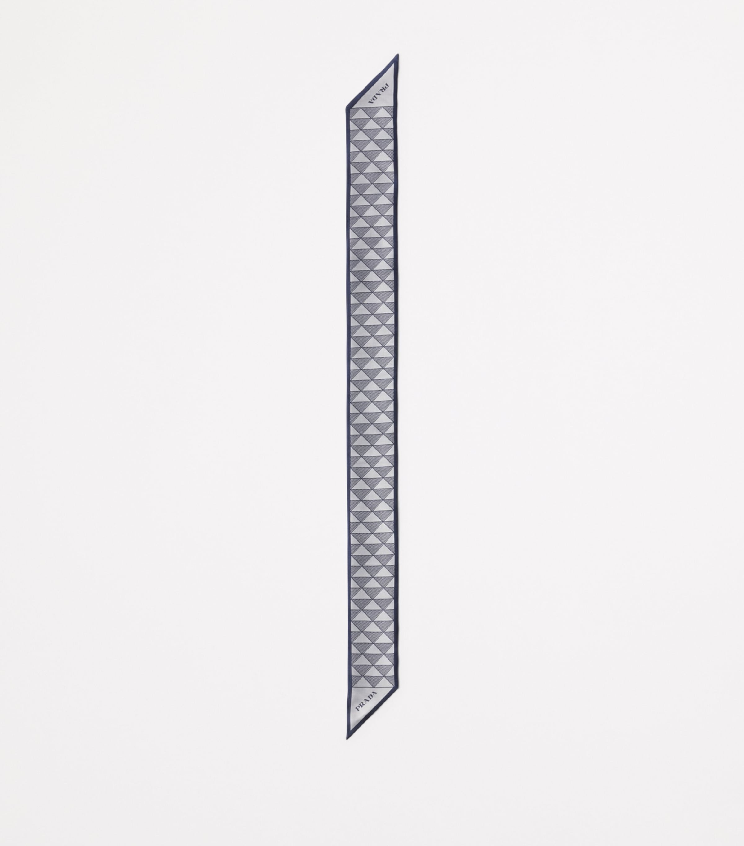 Silk Triangle Skinny Scarf F0HDT Image 2