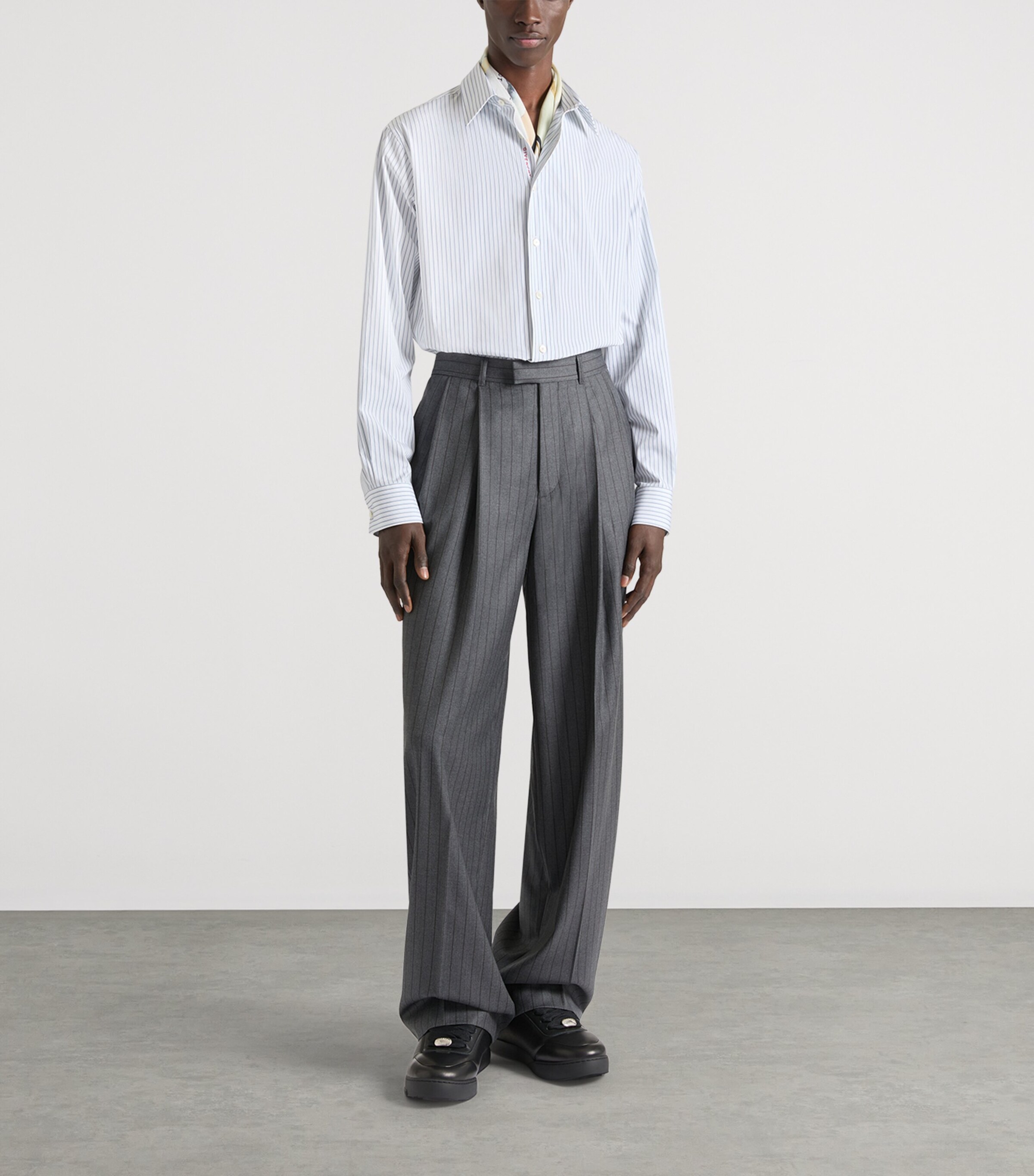 Givenchy Mens Cotton Stripe Shirt Image 2