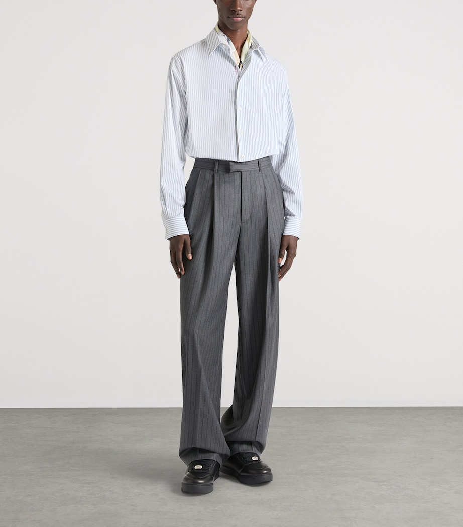 Givenchy Mens Cotton Stripe Shirt Image 2