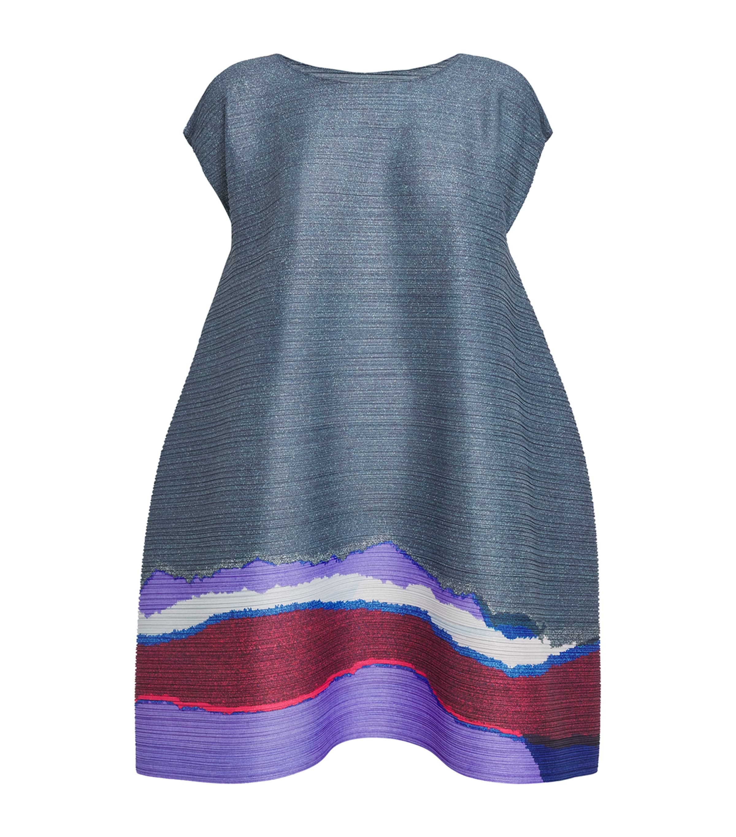 Tシャツ・カットソー ISSEY MIYAKE PLEATS PLEASE : GRAINY COLORS top Pleats Please Issey Miyake Grainy Colors Top | Harrods UK