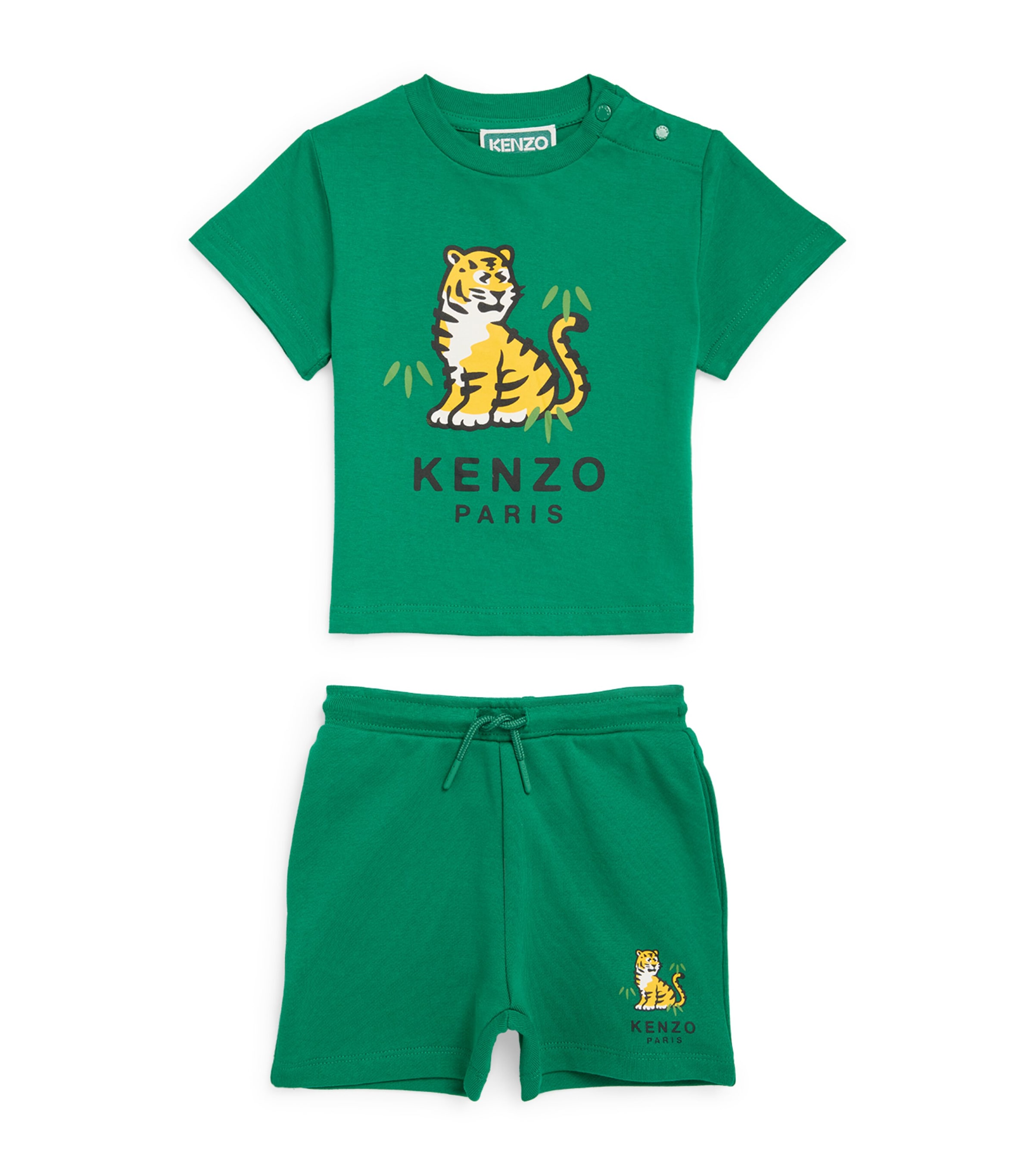 Kenzo Baby Boys Kotora Short Set In Green