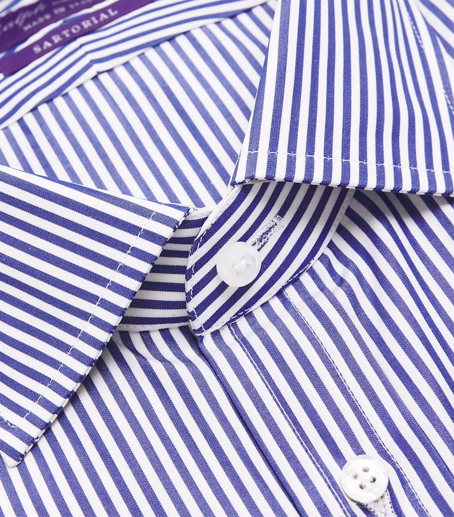 Striped Aston Shirt 2391 BL WHT Image 5