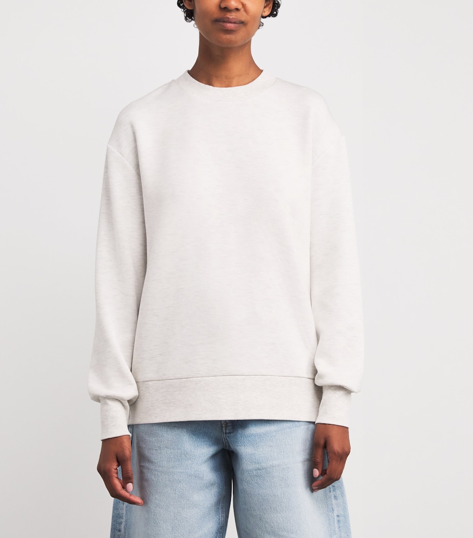 DoubleSoft Gabriella Sweatshirt IVORY/MARL Image 3