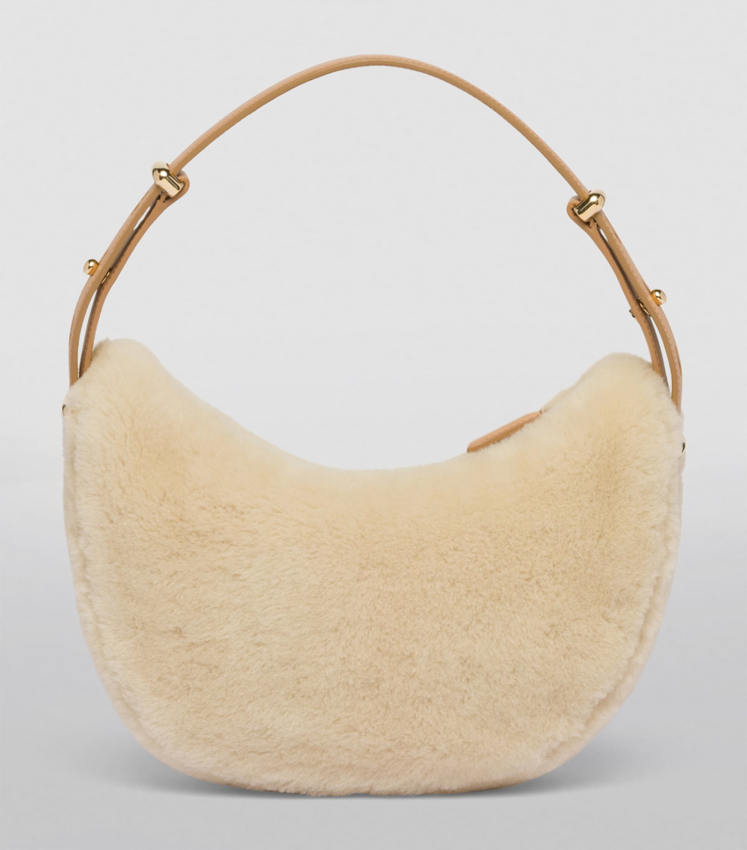 Arqué Shearling Shoulder Bag F03KL Image 4