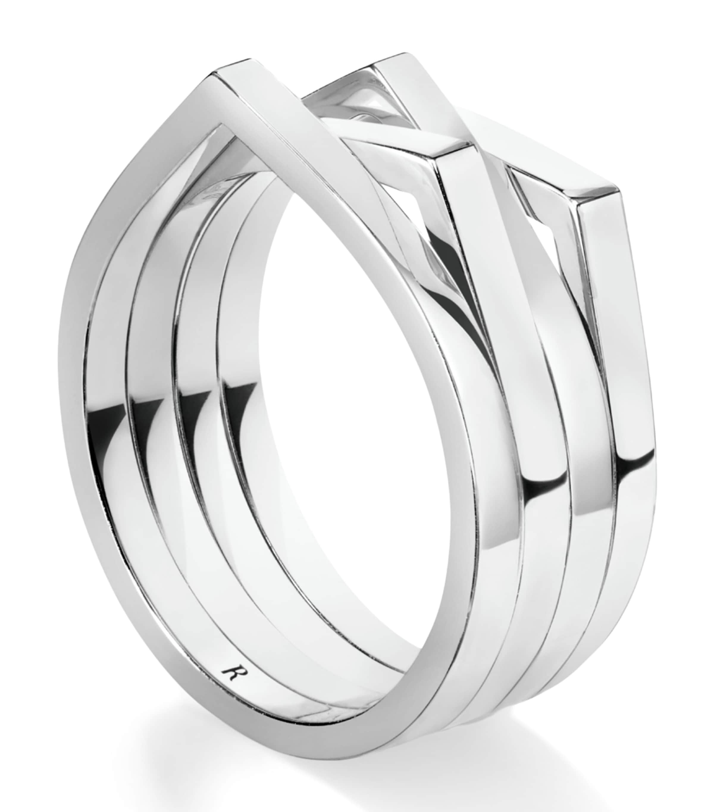 Repossi White Gold Antifer 4-Band Ring White Gold Image 1
