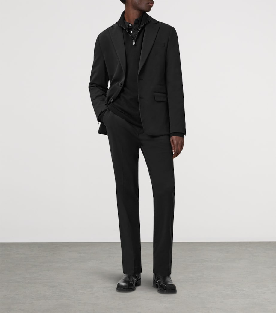 Kilburn Quarter-Zip Sweater BLACK Image 3