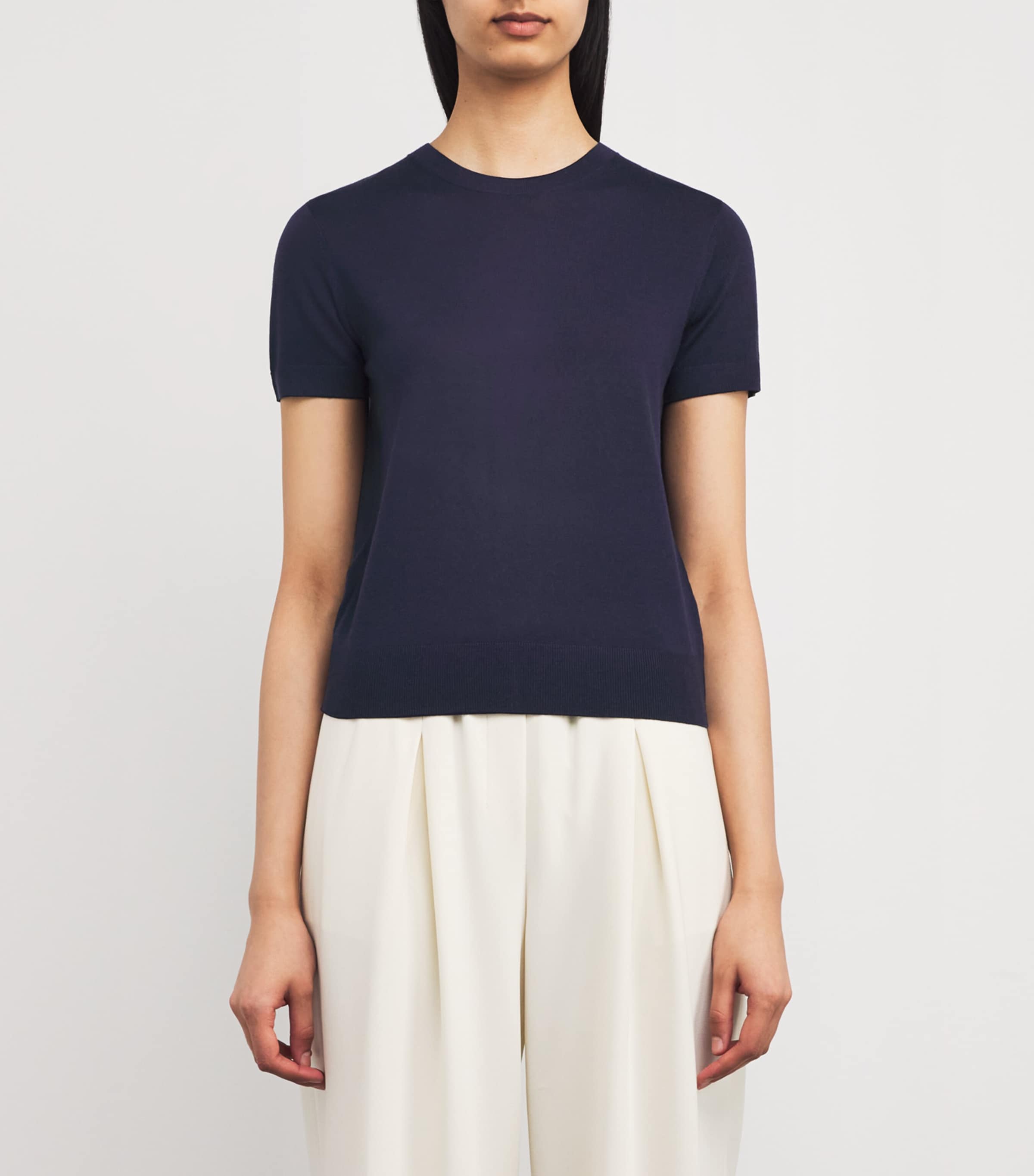 Regal Wool Sweater T-Shirt DEEP NAVY - G8E Image 3