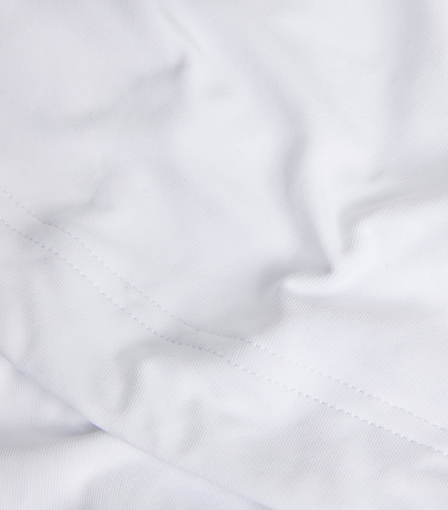 Square-Neck Aquarelle Swimsuit 1111 BLANC Image 4