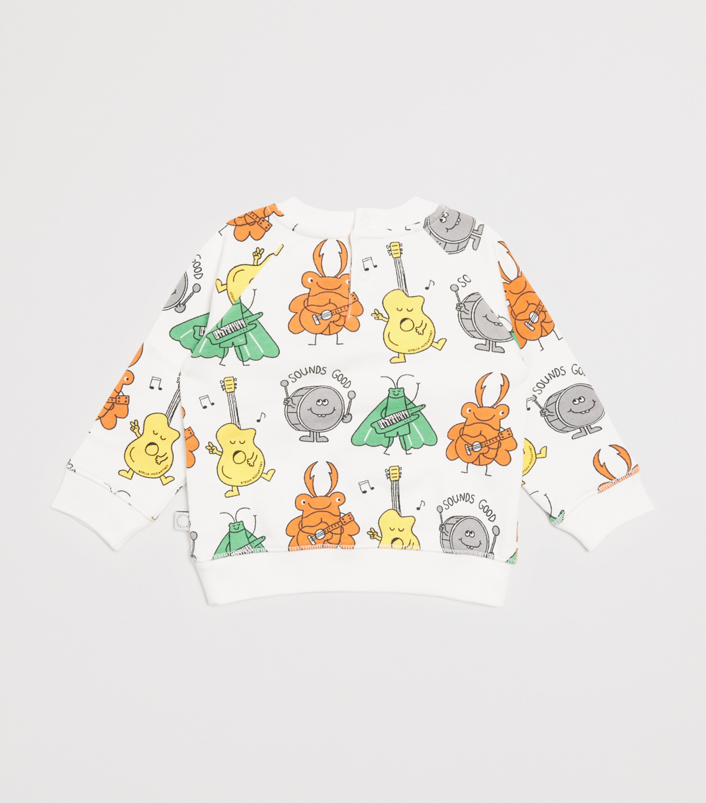 Stella McCartney Kids Bug Band Print Sweatshirt (3-36 Months) Image 2